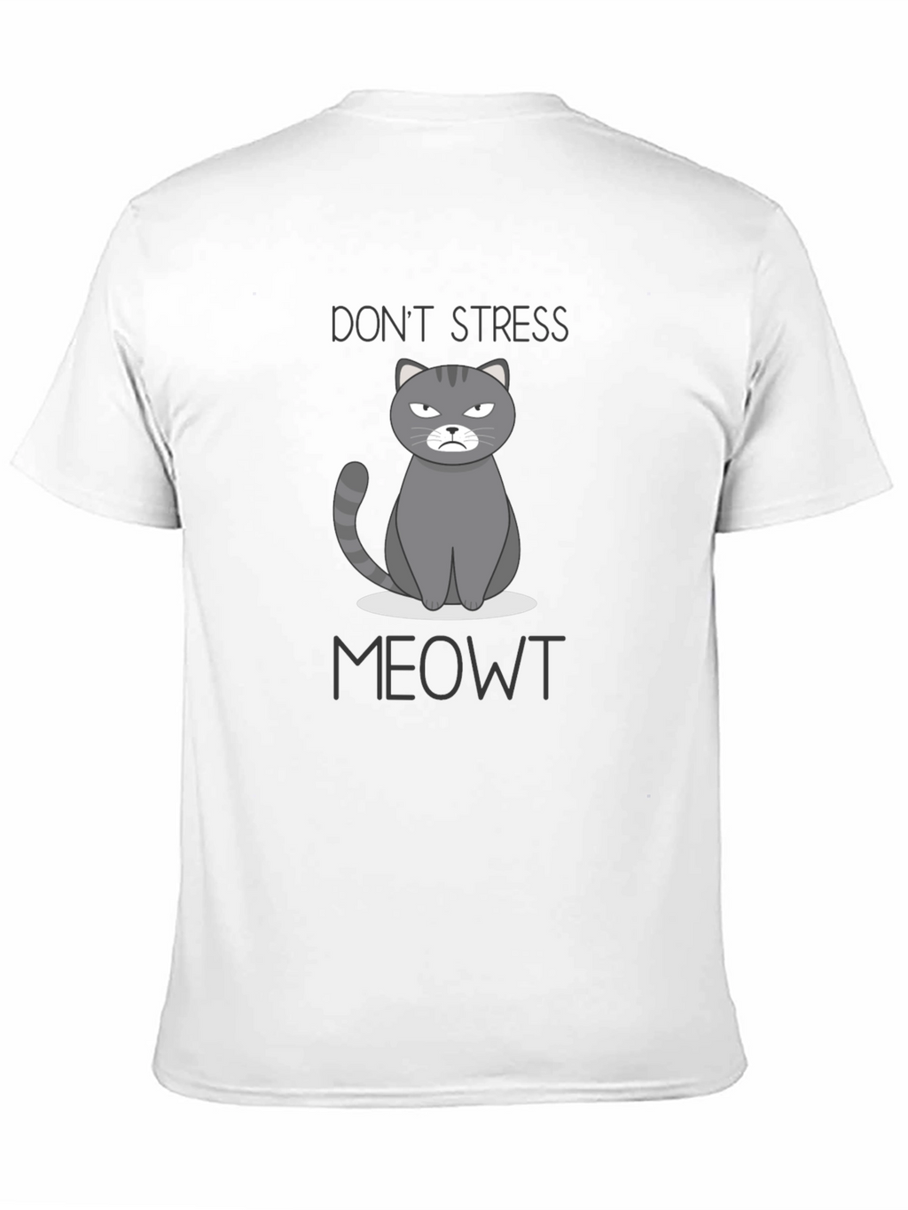 Dont Stress Meowt Funny Cat Graphic T-Shirt