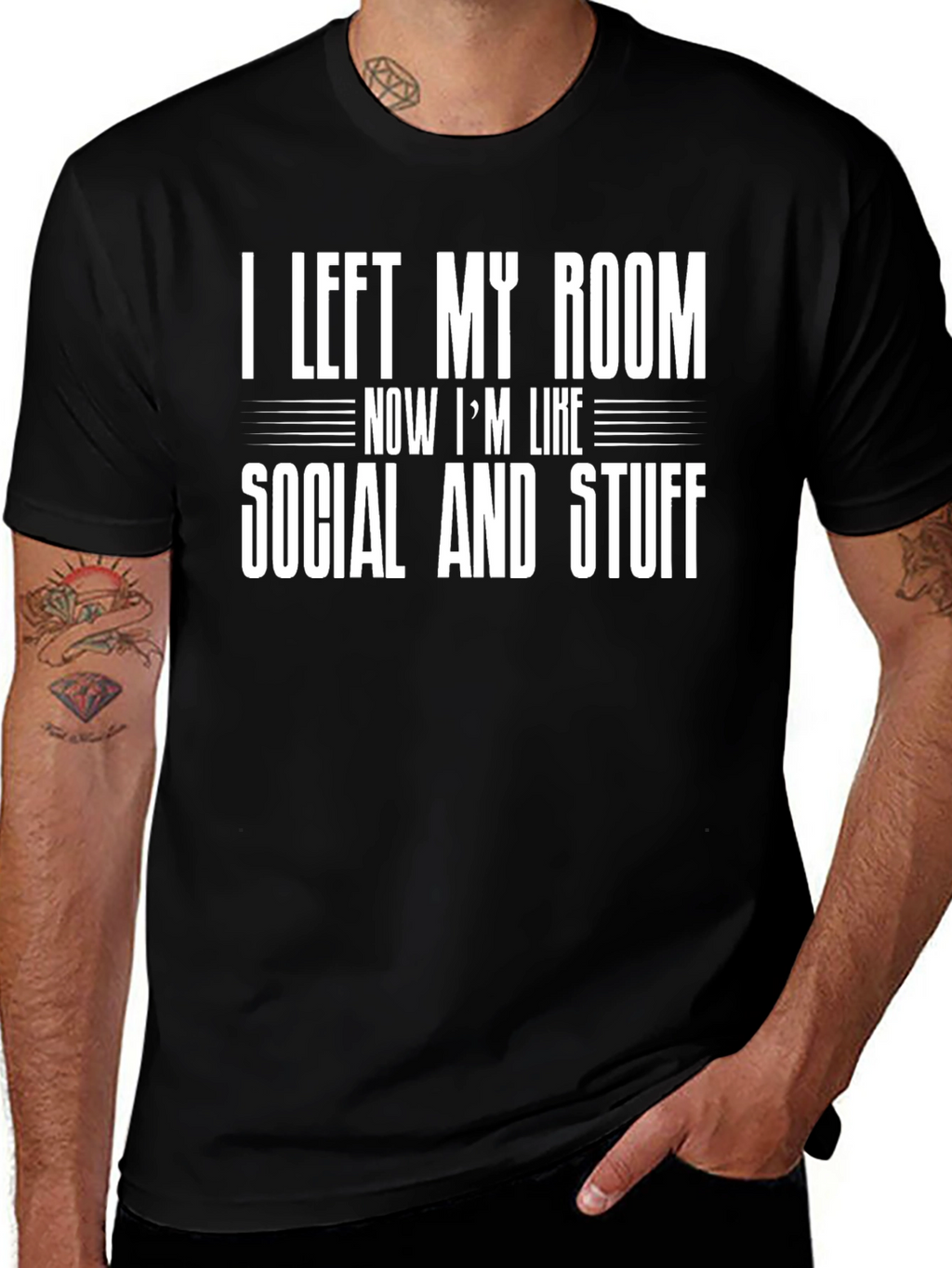 Social and Stuff T-Shirt - Funny Graphic Tee