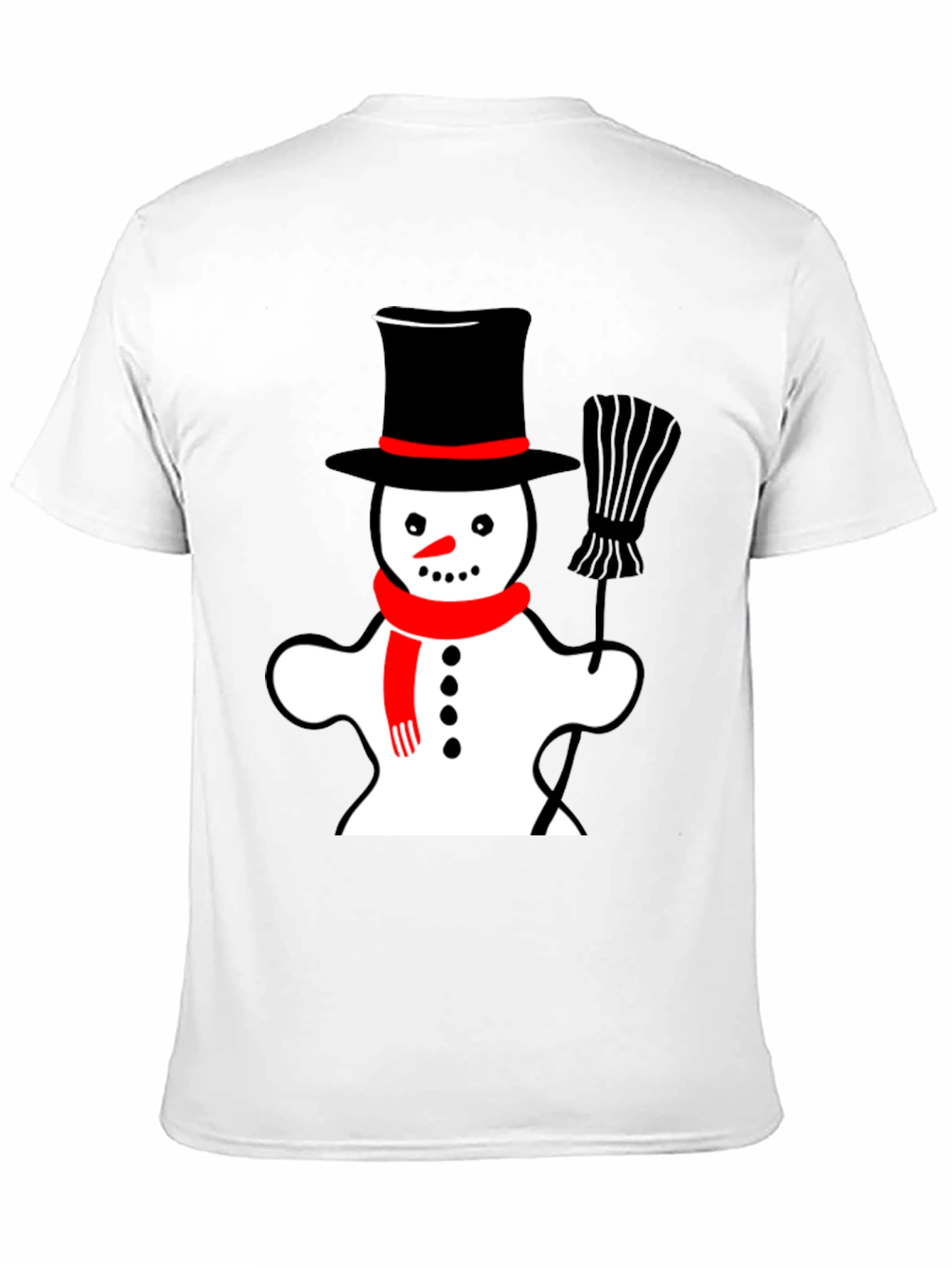 Snowman Graphic Tee - Festive Holiday Style
