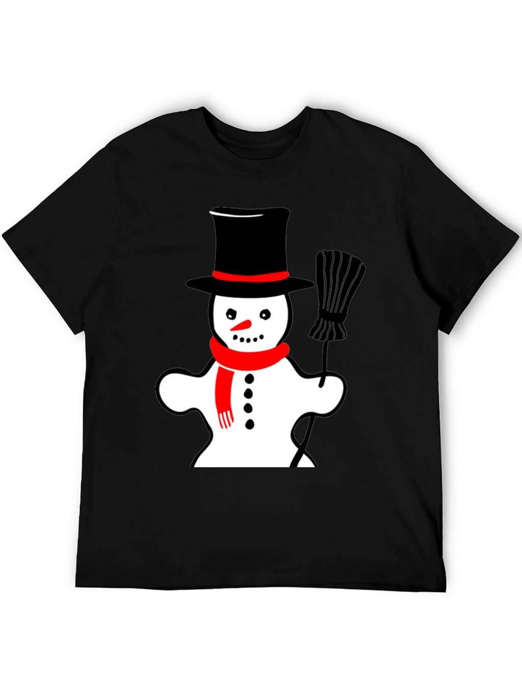 Snowman Graphic Tee - Festive Holiday Style