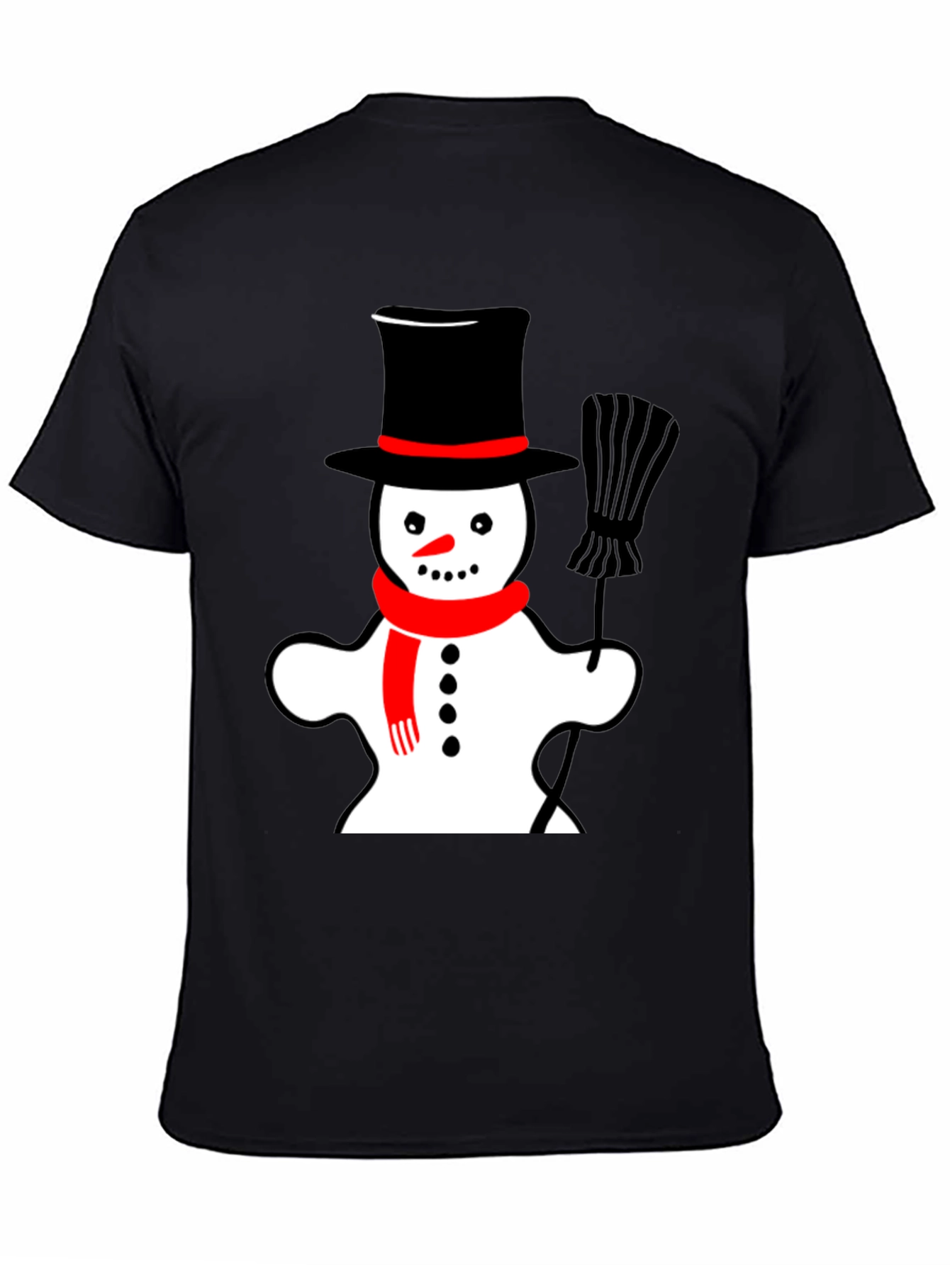 Snowman Graphic Tee - Festive Holiday Style