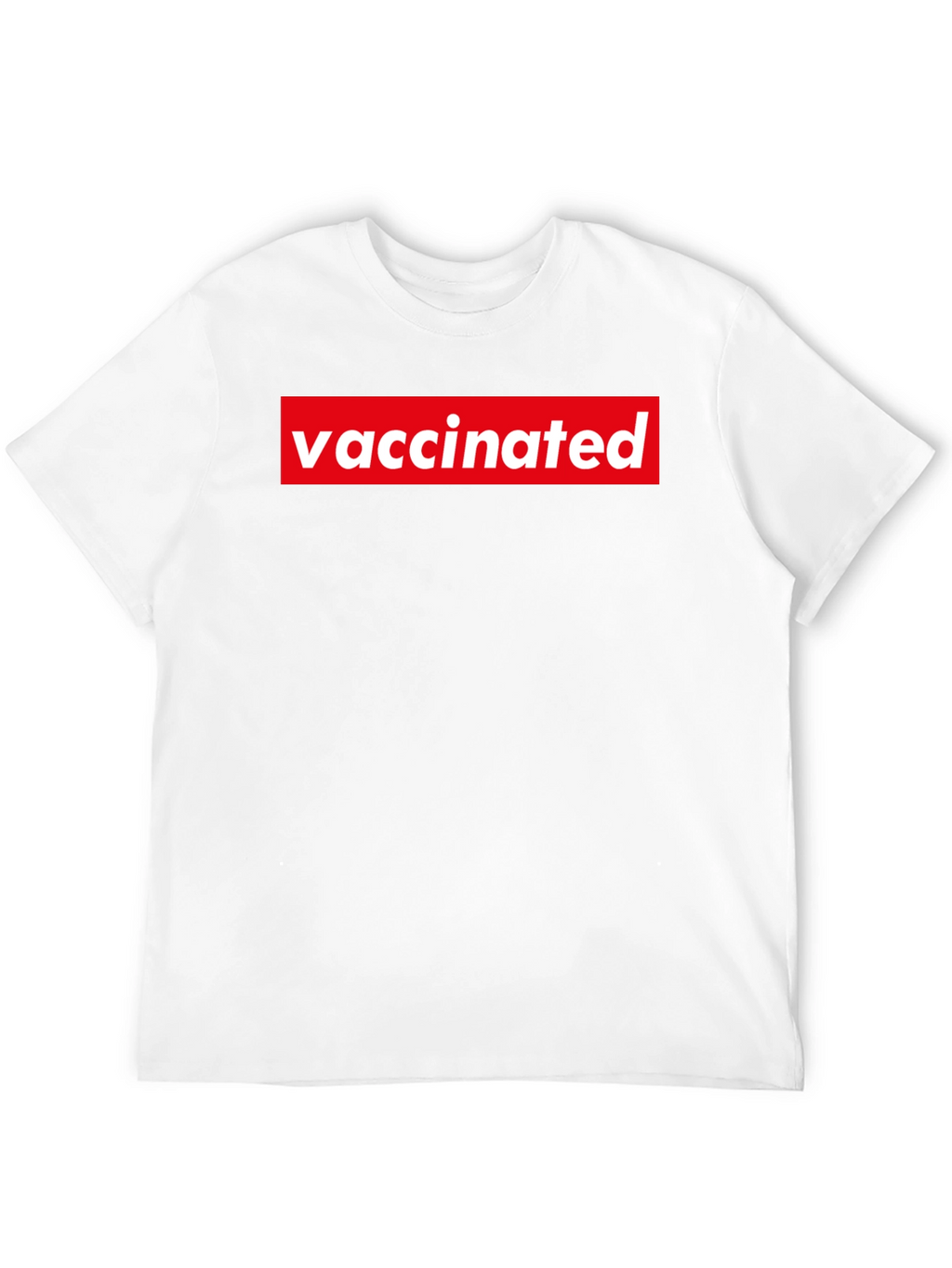 Vaccinated Graphic Tee - Black
