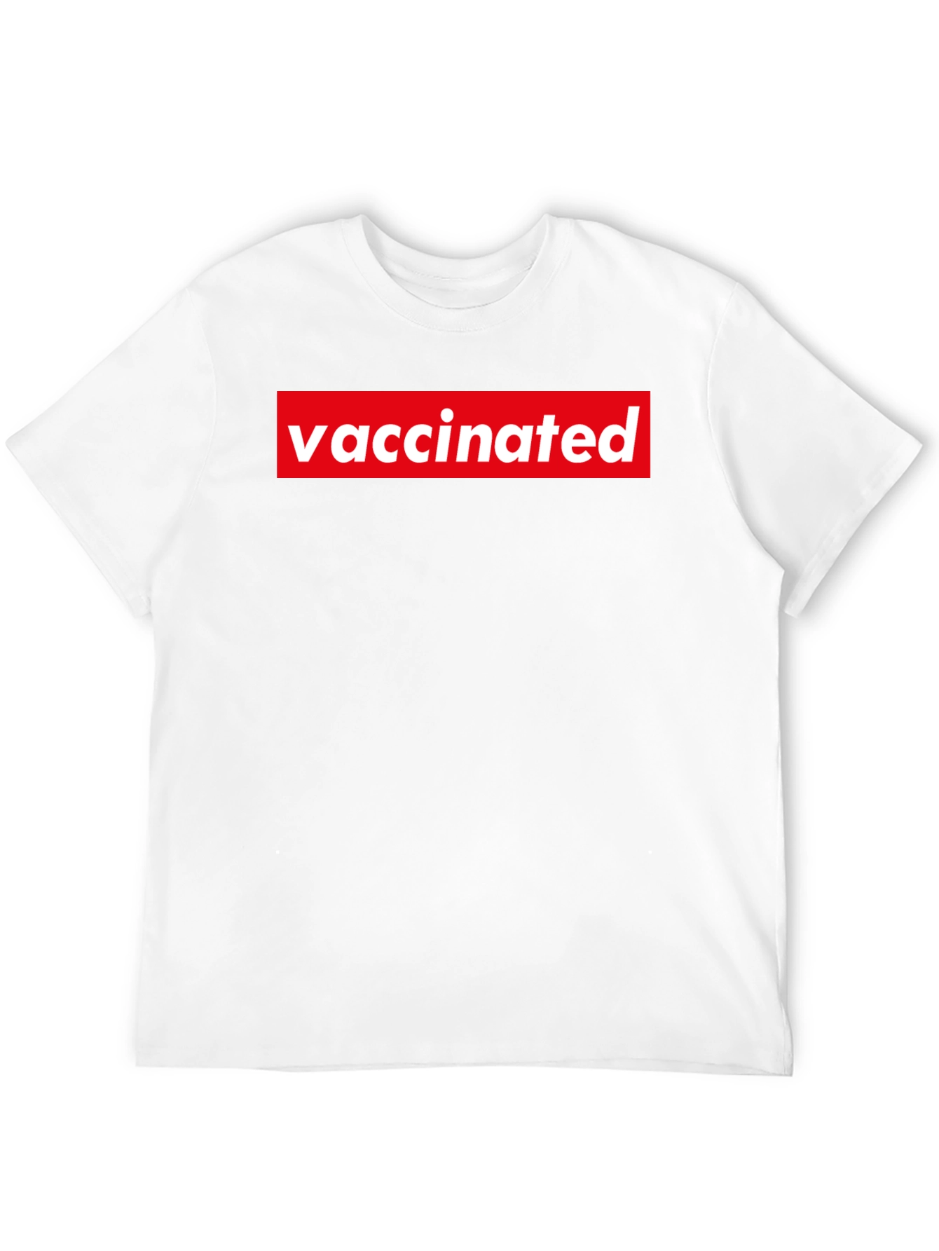 Vaccinated Graphic Tee - Black