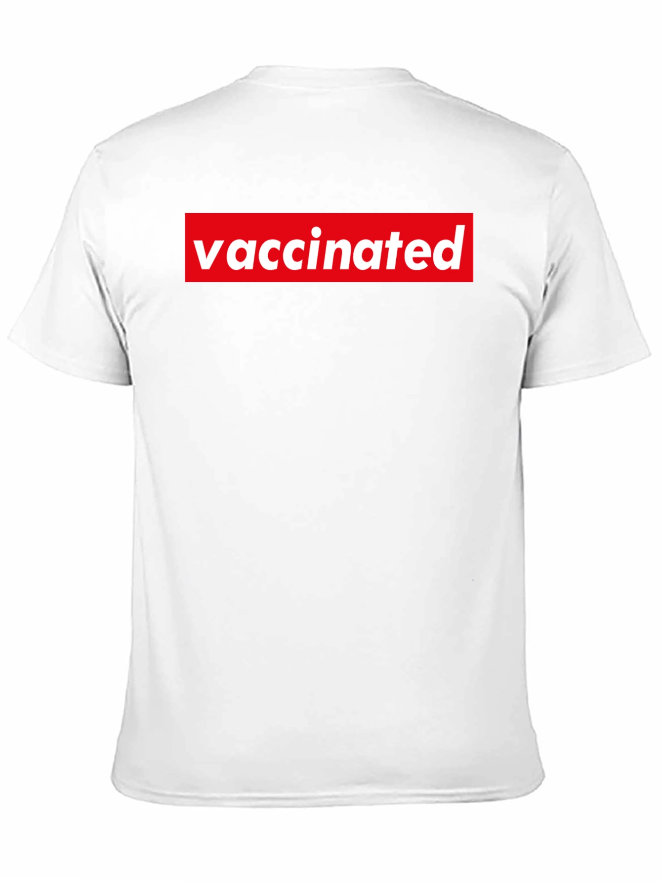 Vaccinated Graphic Tee - Black