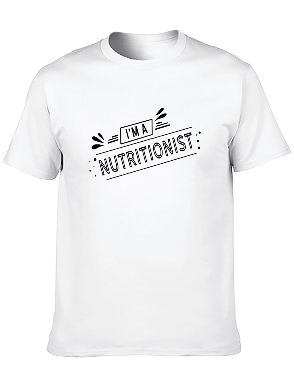 Im a Nutritionist Black T-Shirt