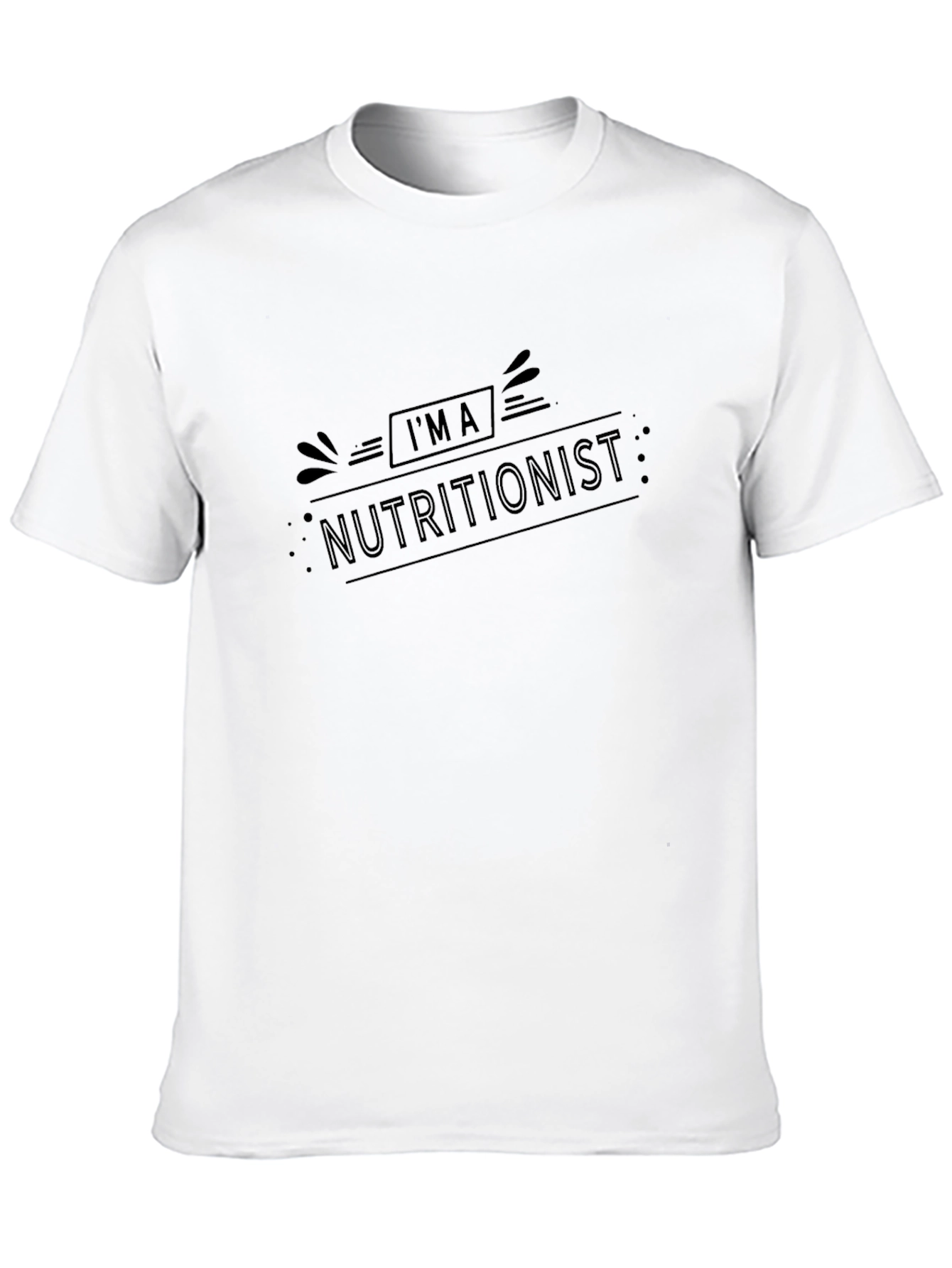 Im a Nutritionist Black T-Shirt