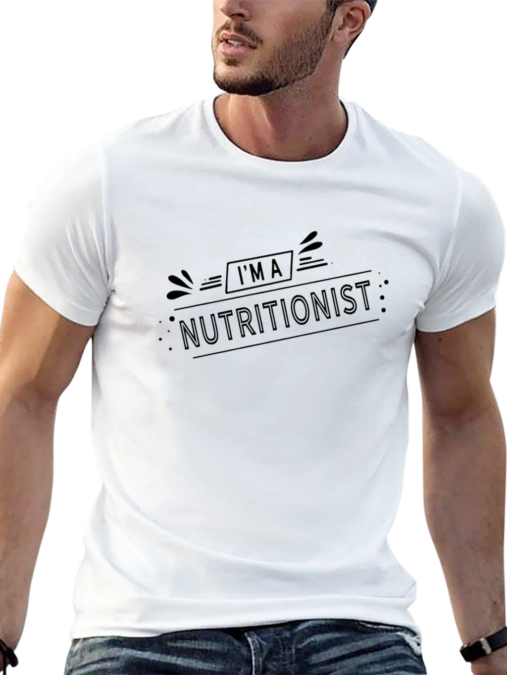 Im a Nutritionist Black T-Shirt
