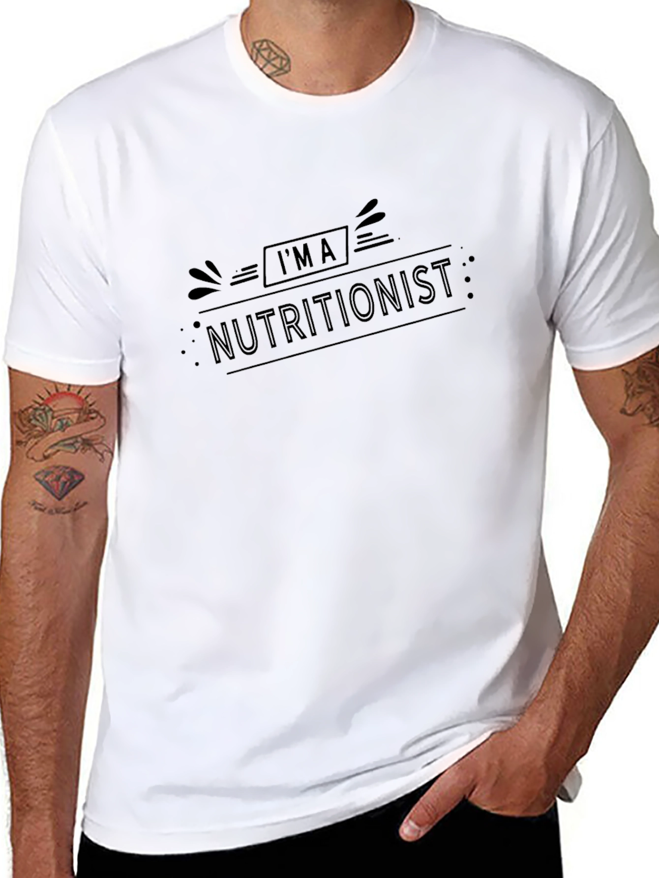 Im a Nutritionist Black T-Shirt