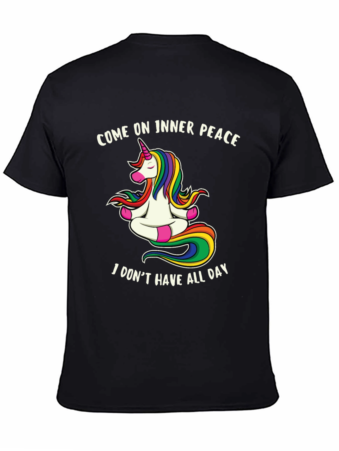 Unicorn Meditation T-Shirt - Inner Peace Now!
