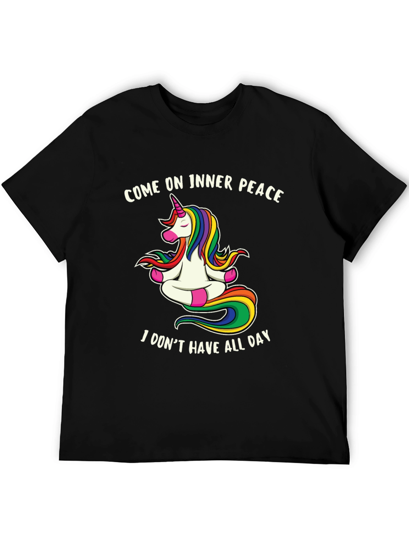 Unicorn Meditation T-Shirt - Inner Peace Now!