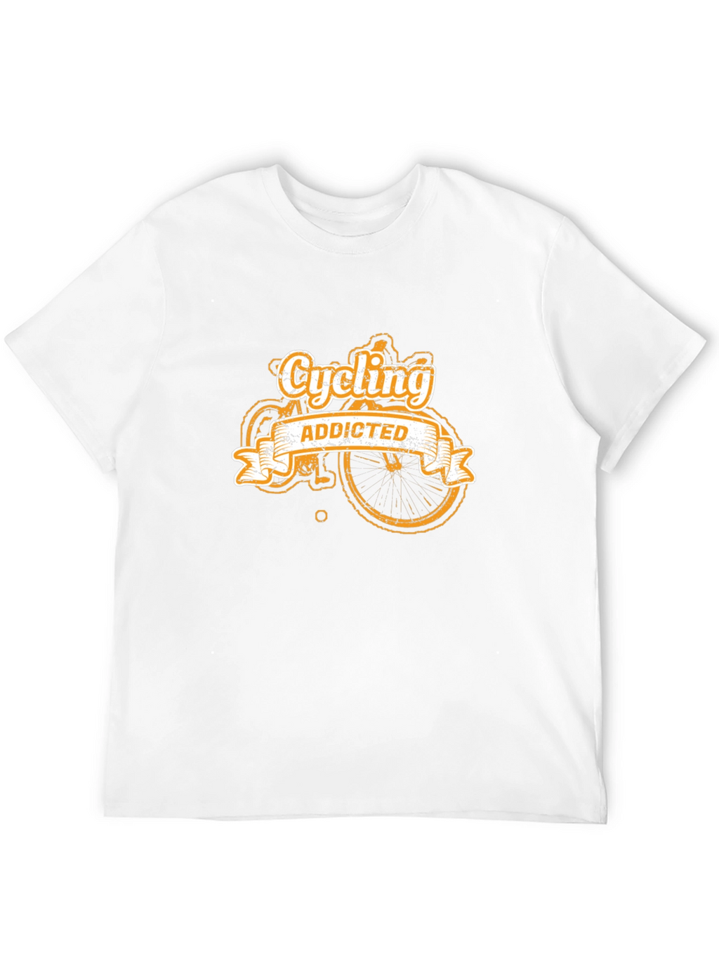 Cycling Addicted T-Shirt - Black