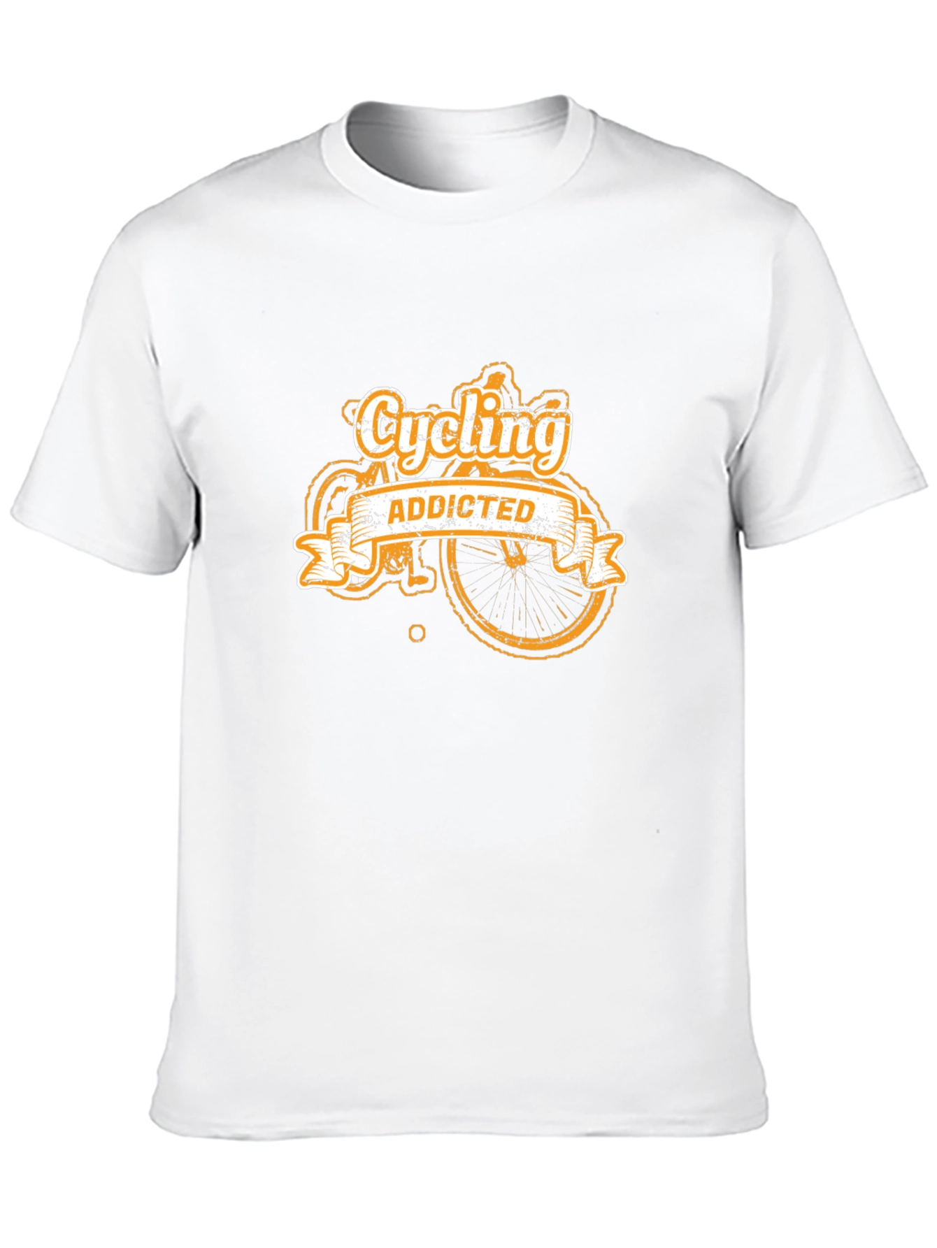 Cycling Addicted T-Shirt - Black