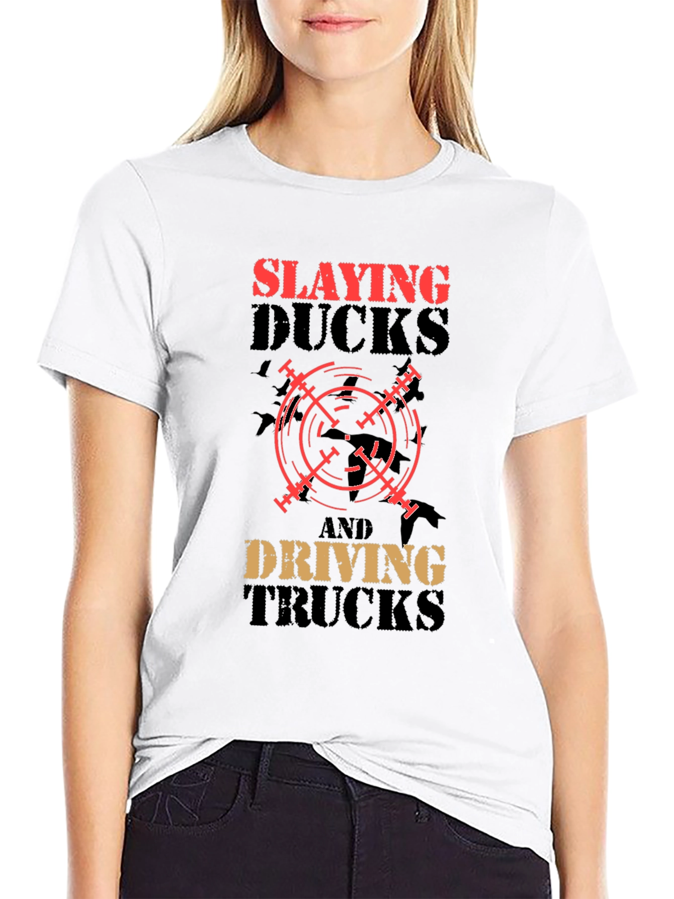 Slaying Ducks & Driving Trucks Graphic Tee