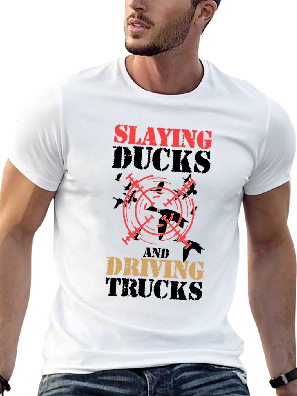 Slaying Ducks & Driving Trucks Graphic Tee