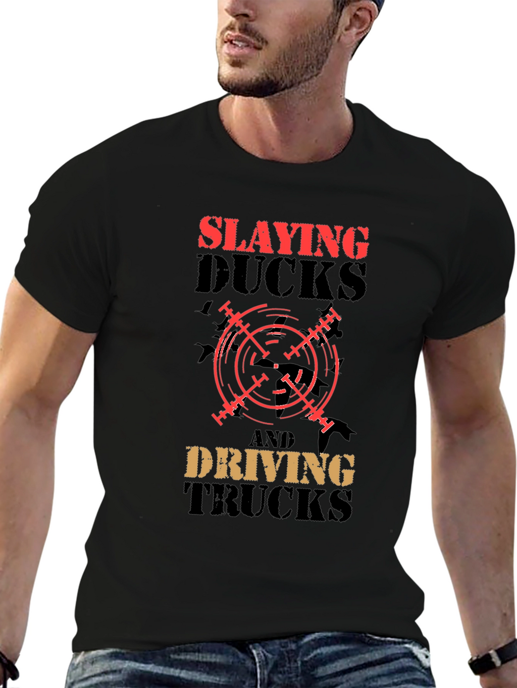 Slaying Ducks & Driving Trucks Graphic Tee