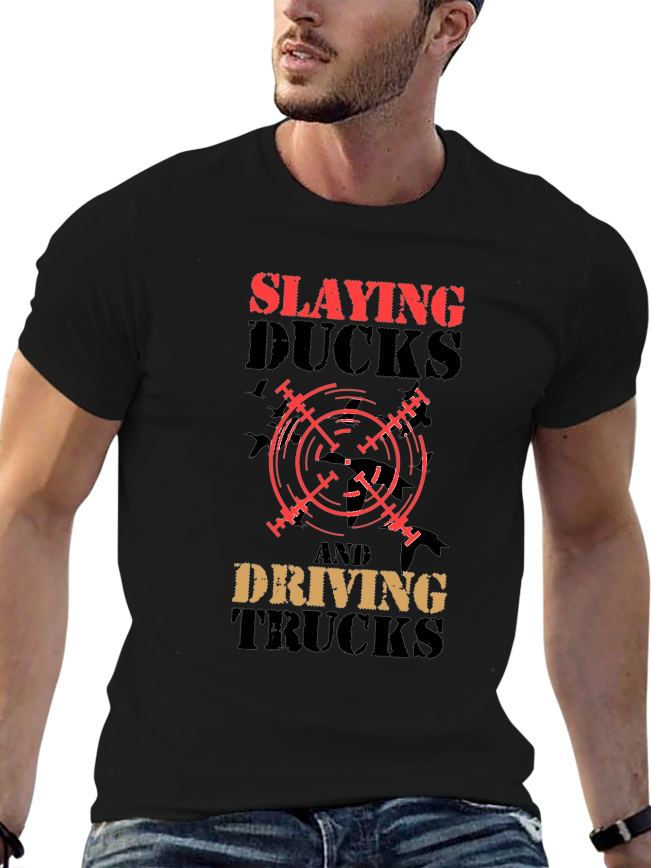 Slaying Ducks & Driving Trucks Graphic Tee