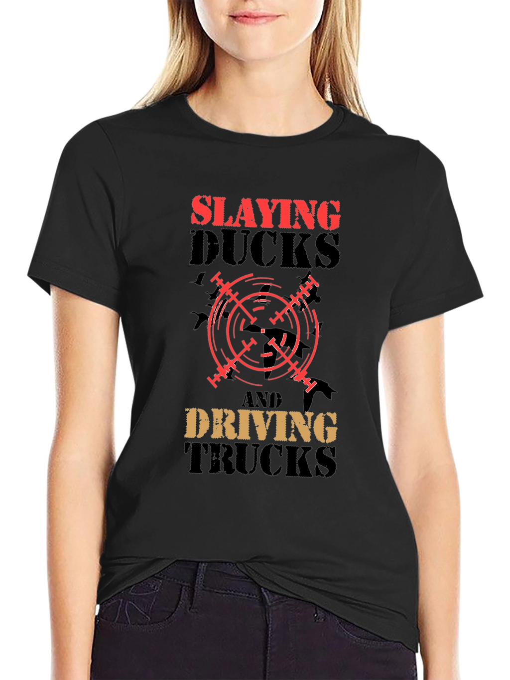 Slaying Ducks & Driving Trucks Graphic Tee