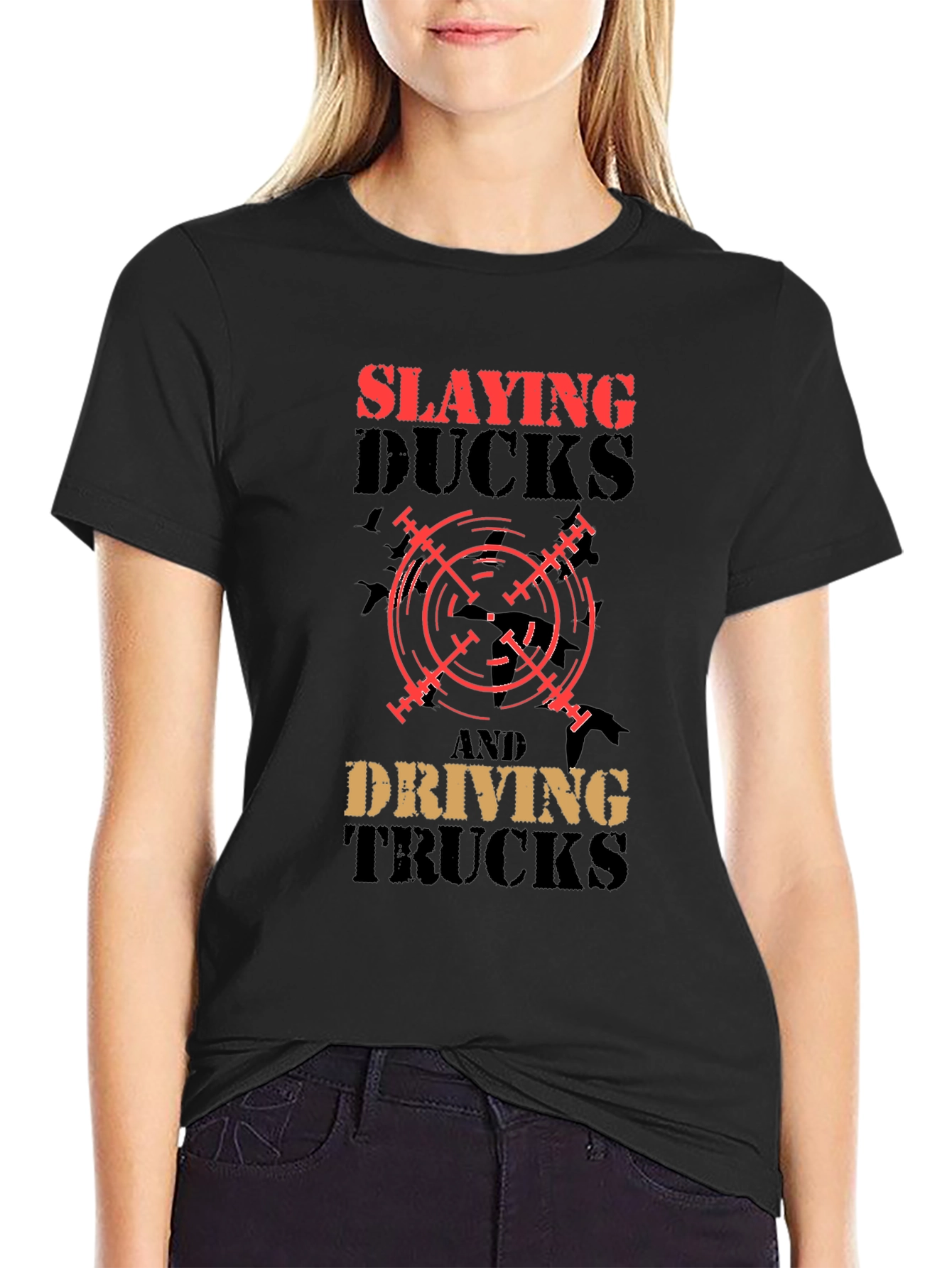 Slaying Ducks & Driving Trucks Graphic Tee