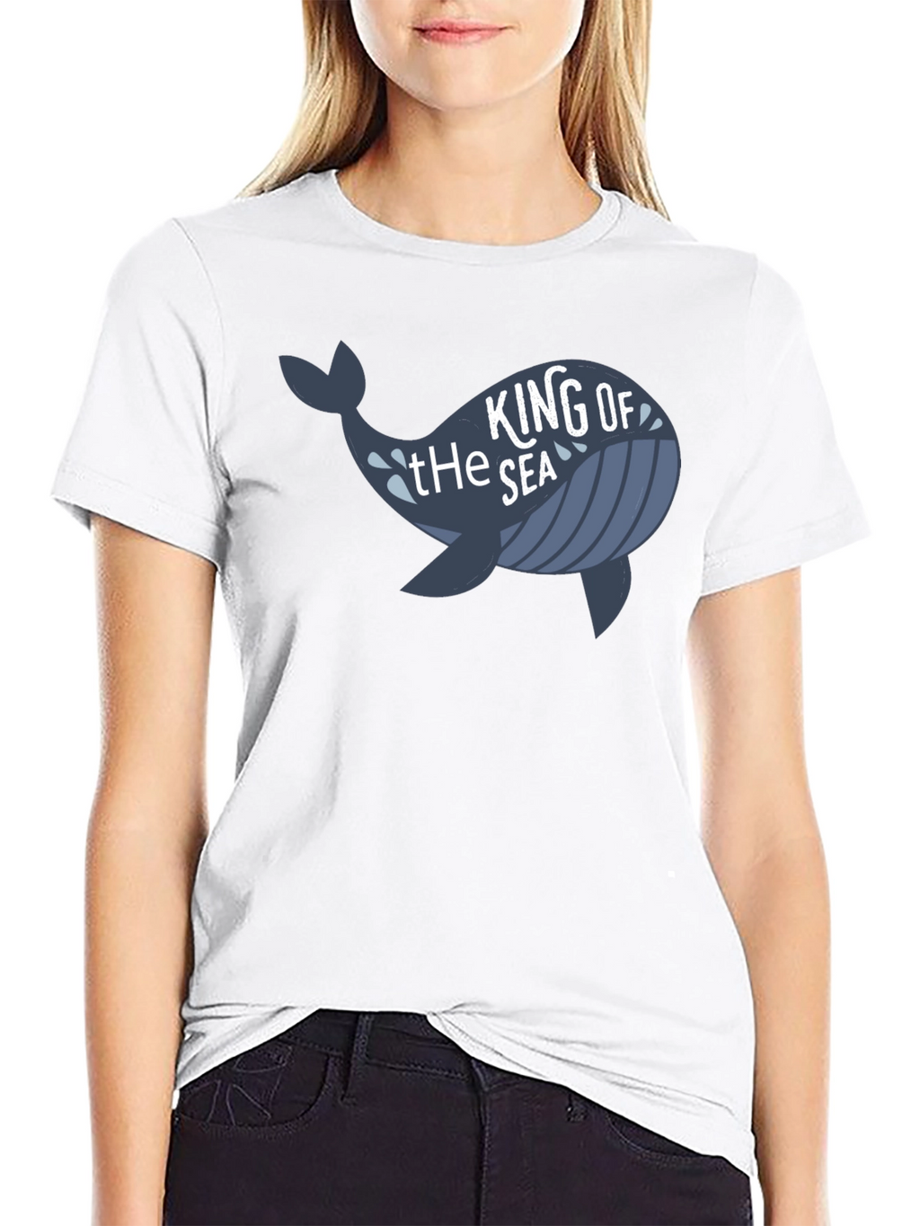 King of the Sea Whale Graphic T-Shirt