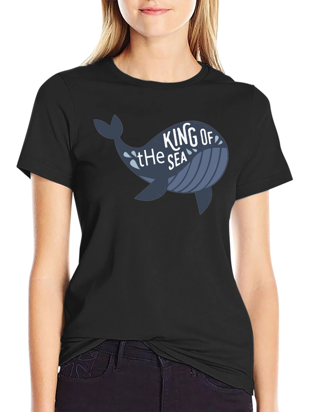 King of the Sea Whale Graphic T-Shirt