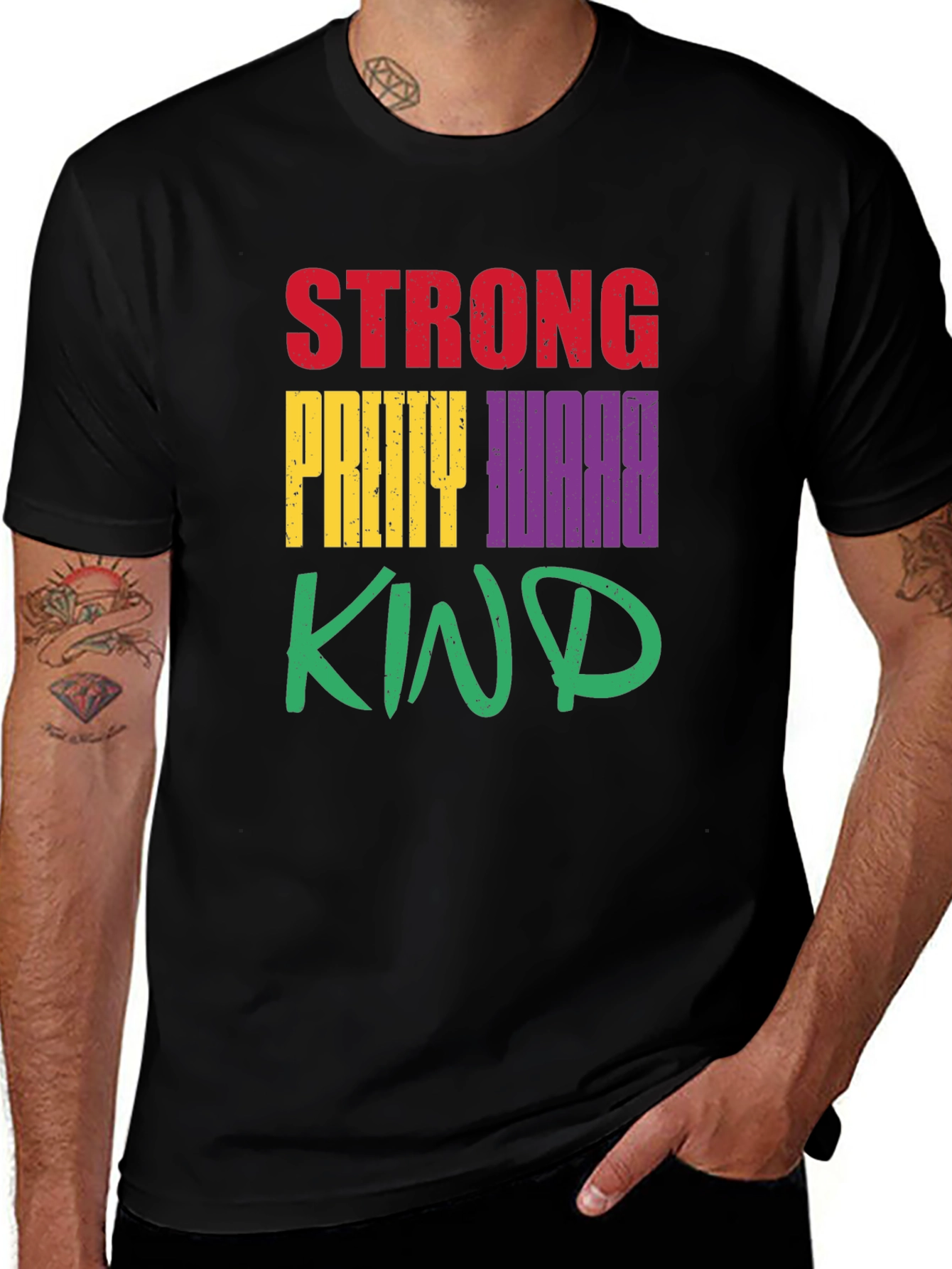 Strong Pretty Worthy Kind Graphic T-Shirt