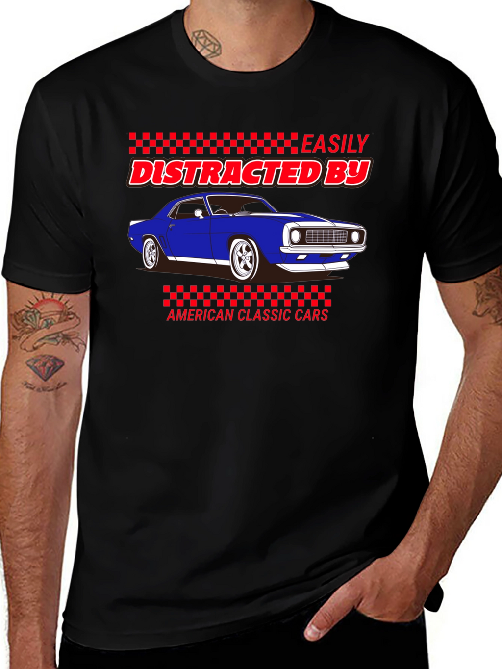 Distracted By Classic Cars T-Shirt