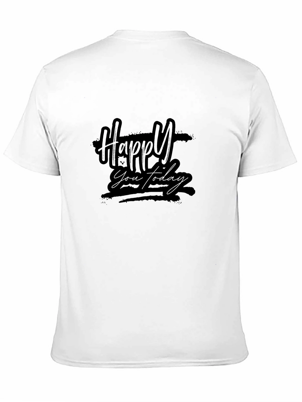 Happy You Today Black Graphic Tee