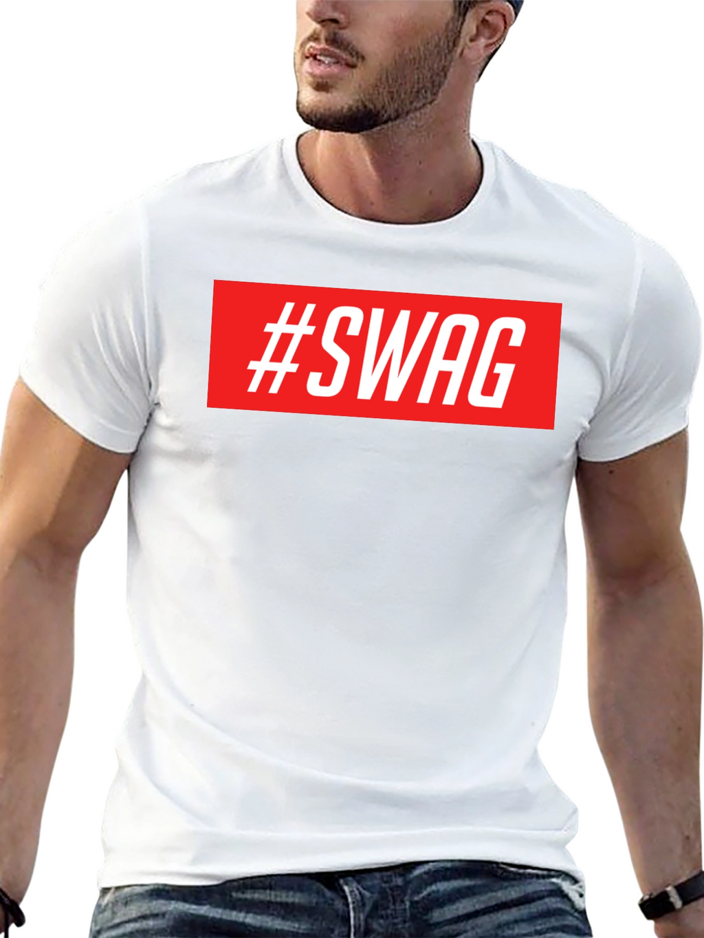 #SWAG Graphic Tee - Bold Streetwear Style