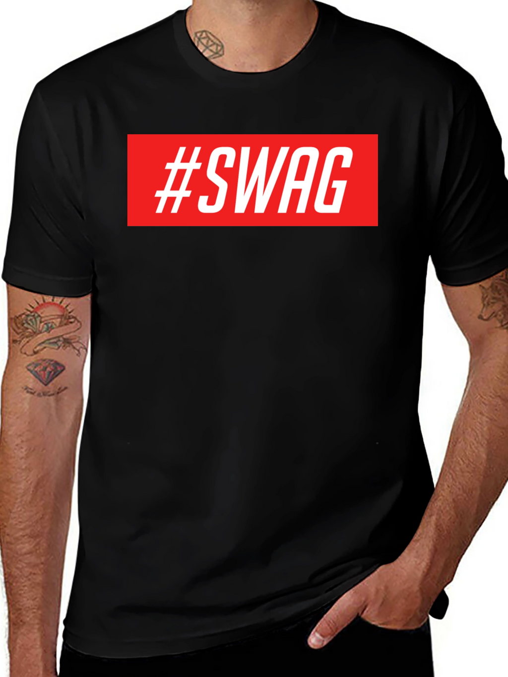 #SWAG Graphic Tee - Bold Streetwear Style