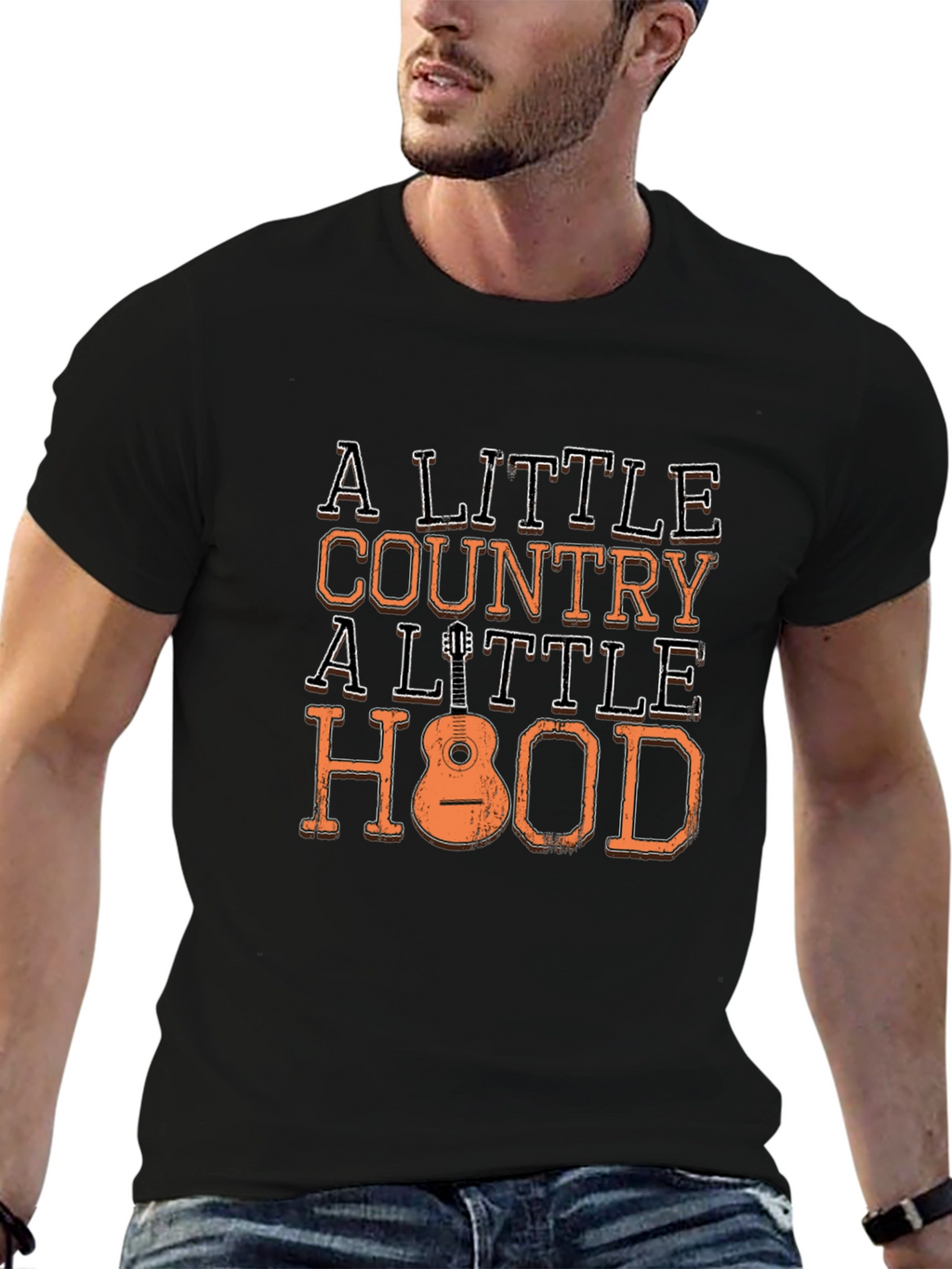 A Little Country A Little Hood Graphic T-Shirt
