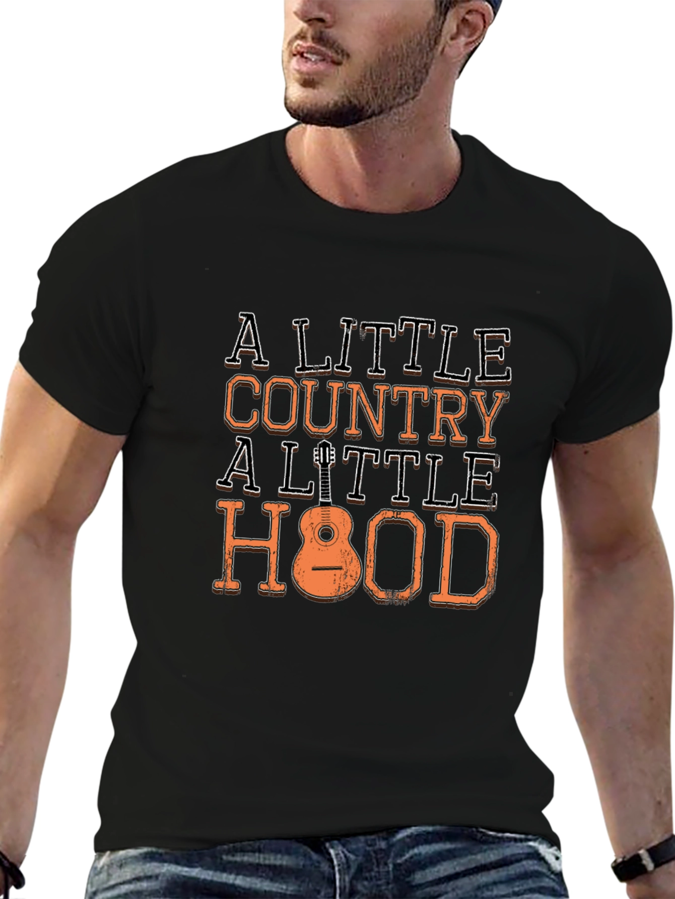 A Little Country A Little Hood Graphic T-Shirt