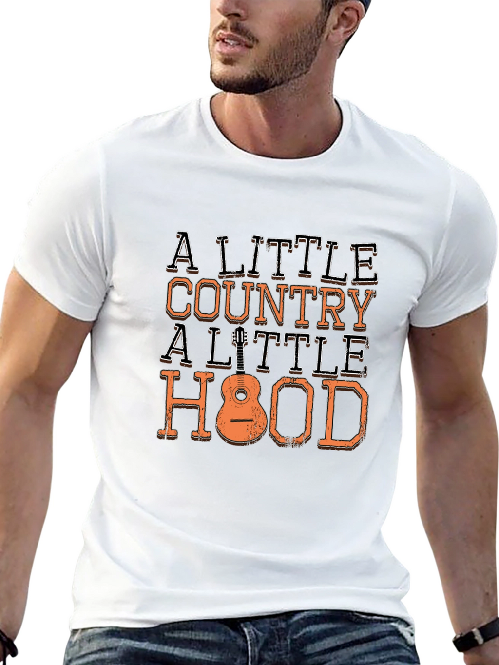 A Little Country A Little Hood Graphic T-Shirt