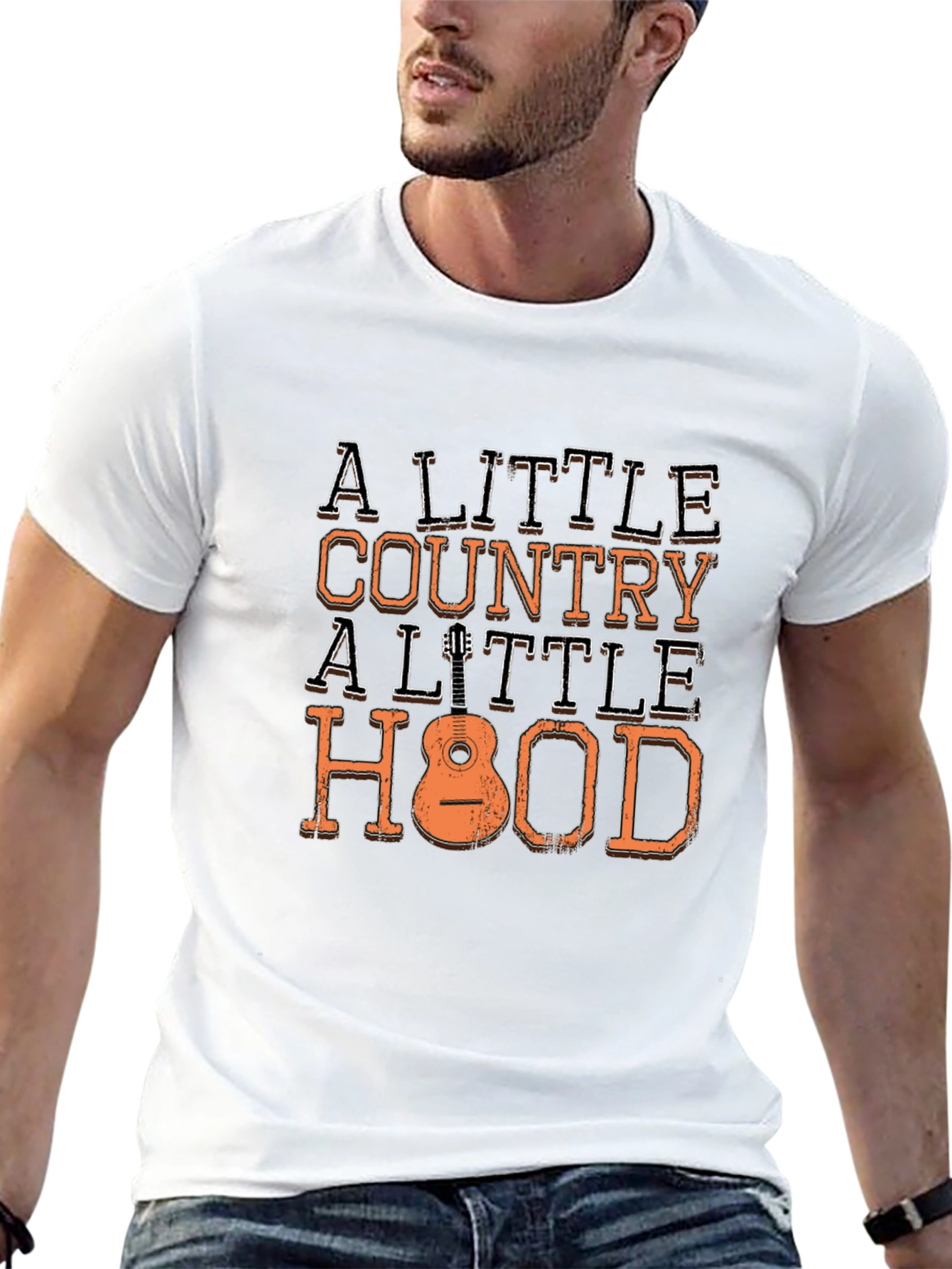 A Little Country A Little Hood Graphic T-Shirt