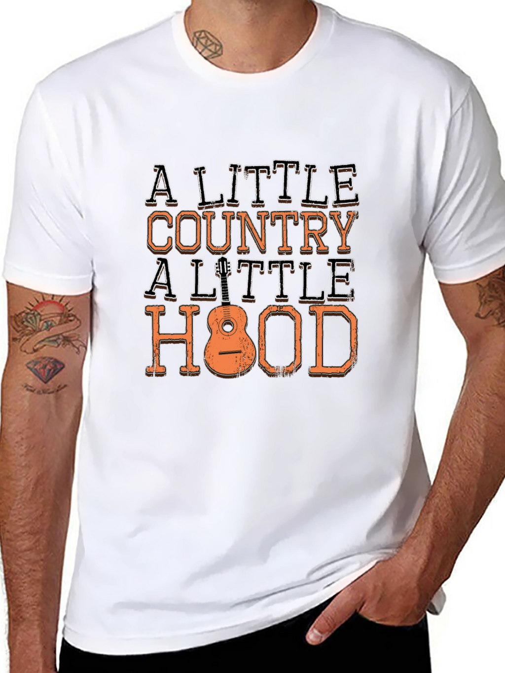 A Little Country A Little Hood Graphic T-Shirt