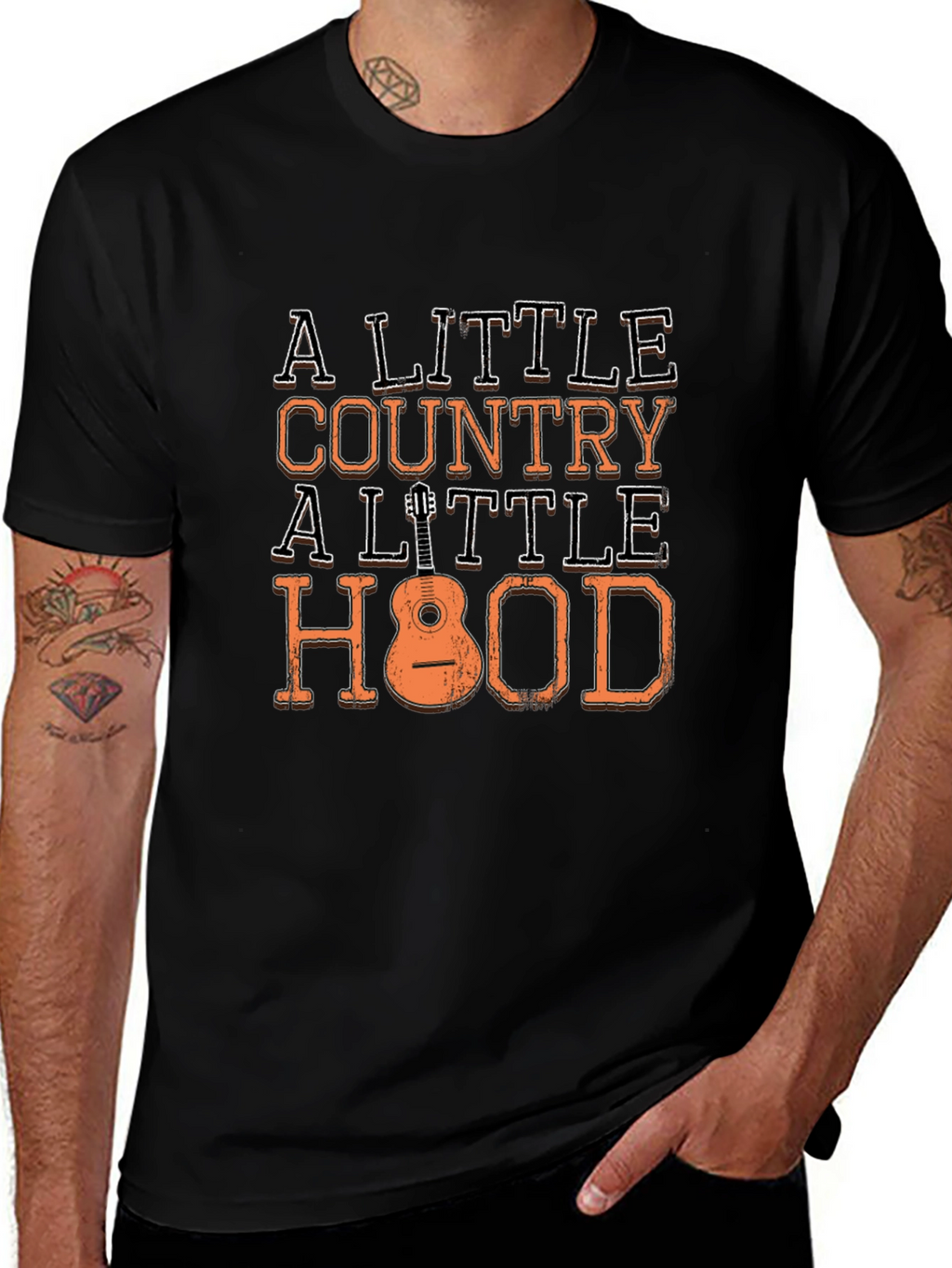 A Little Country A Little Hood Graphic T-Shirt