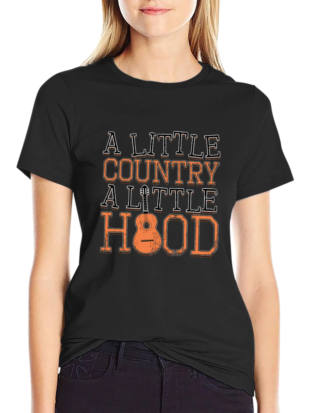 A Little Country A Little Hood Graphic T-Shirt
