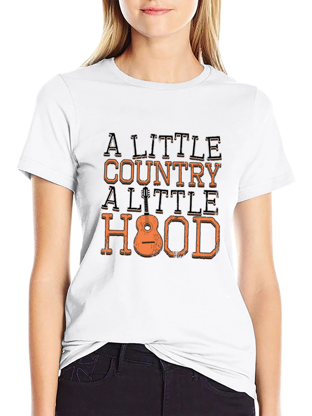 A Little Country A Little Hood Graphic T-Shirt