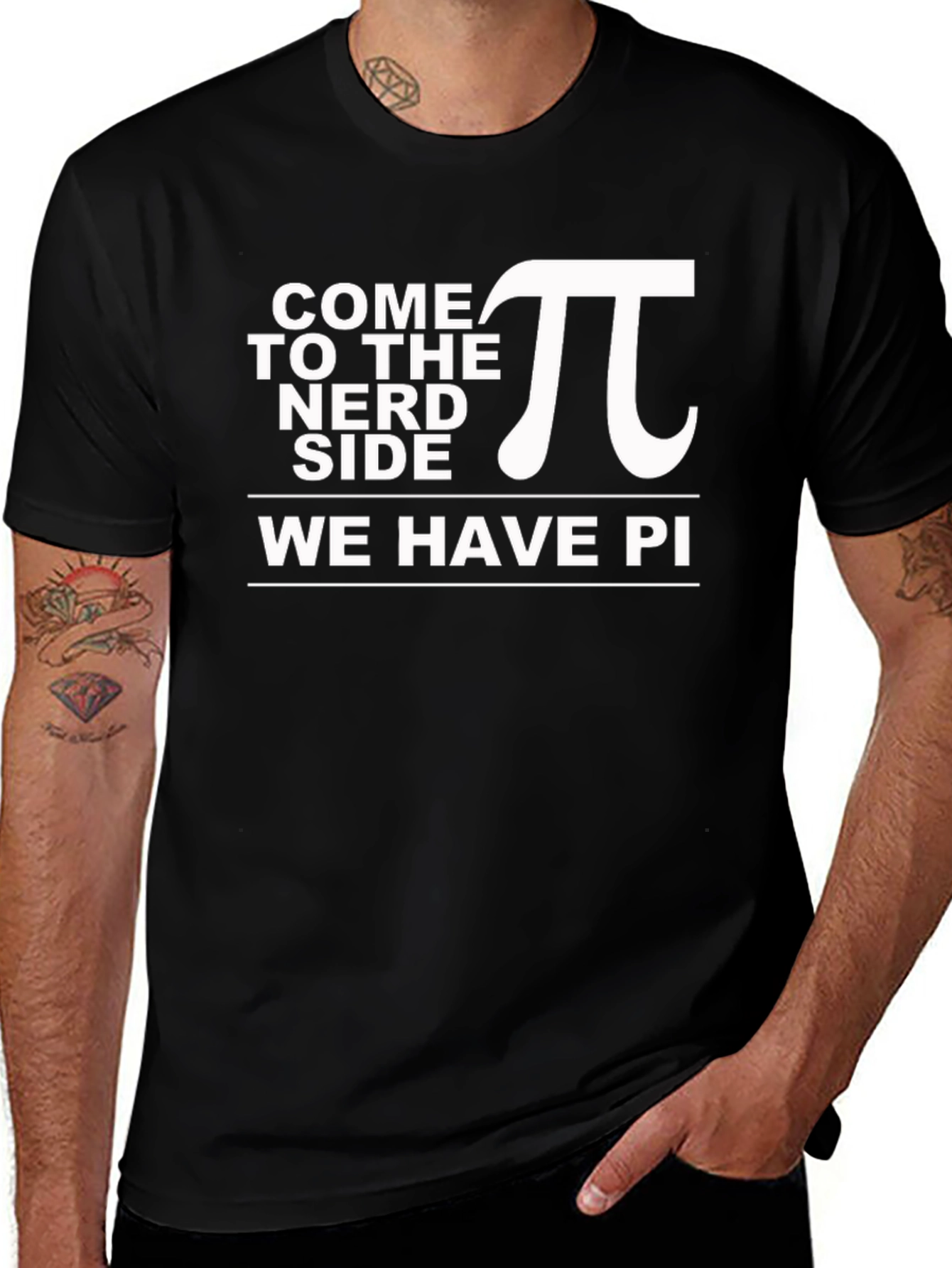 Come to the Nerd Side T-Shirt - We Have Pi! Funny Math Tee