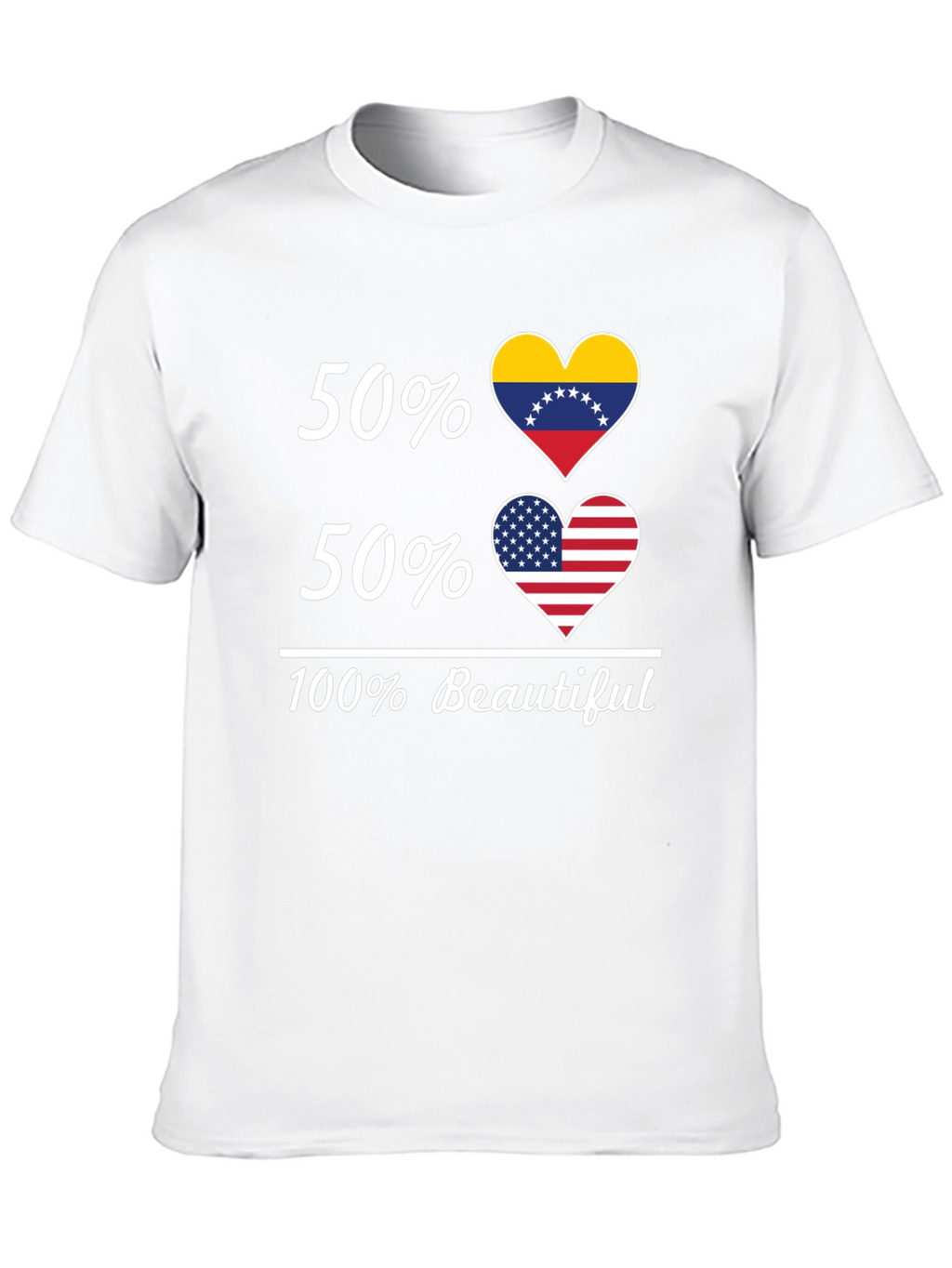 50% Venezuela 50% USA 100% Beautiful T-Shirt