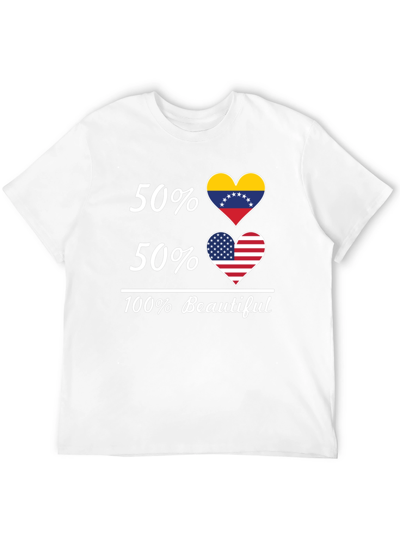 50% Venezuela 50% USA 100% Beautiful T-Shirt