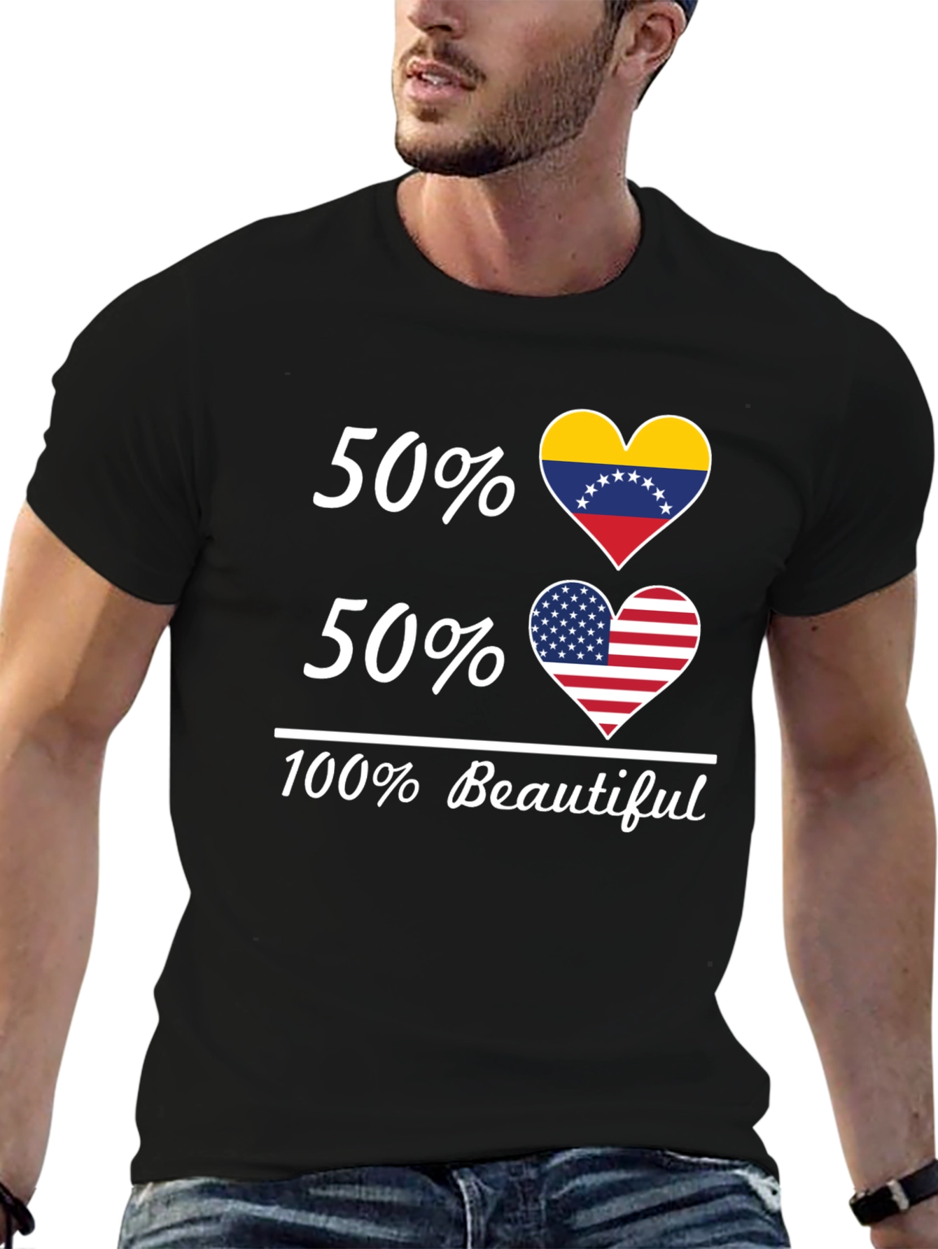 50% Venezuela 50% USA 100% Beautiful T-Shirt