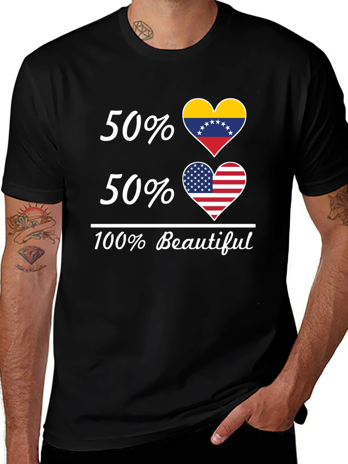 50% Venezuela 50% USA 100% Beautiful T-Shirt