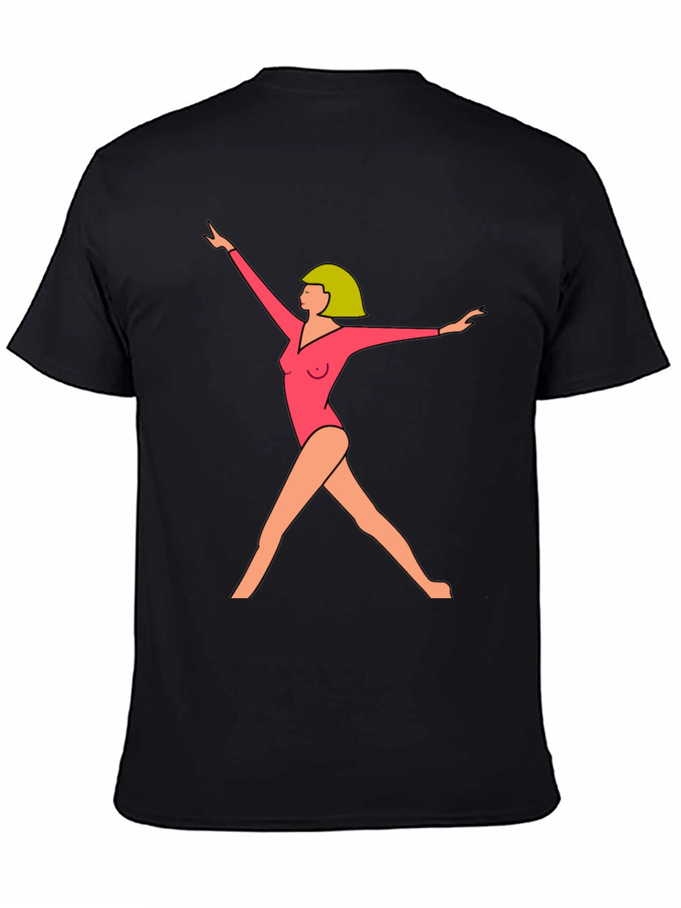 Gymnast Graphic Tee - Modern Artistic Design