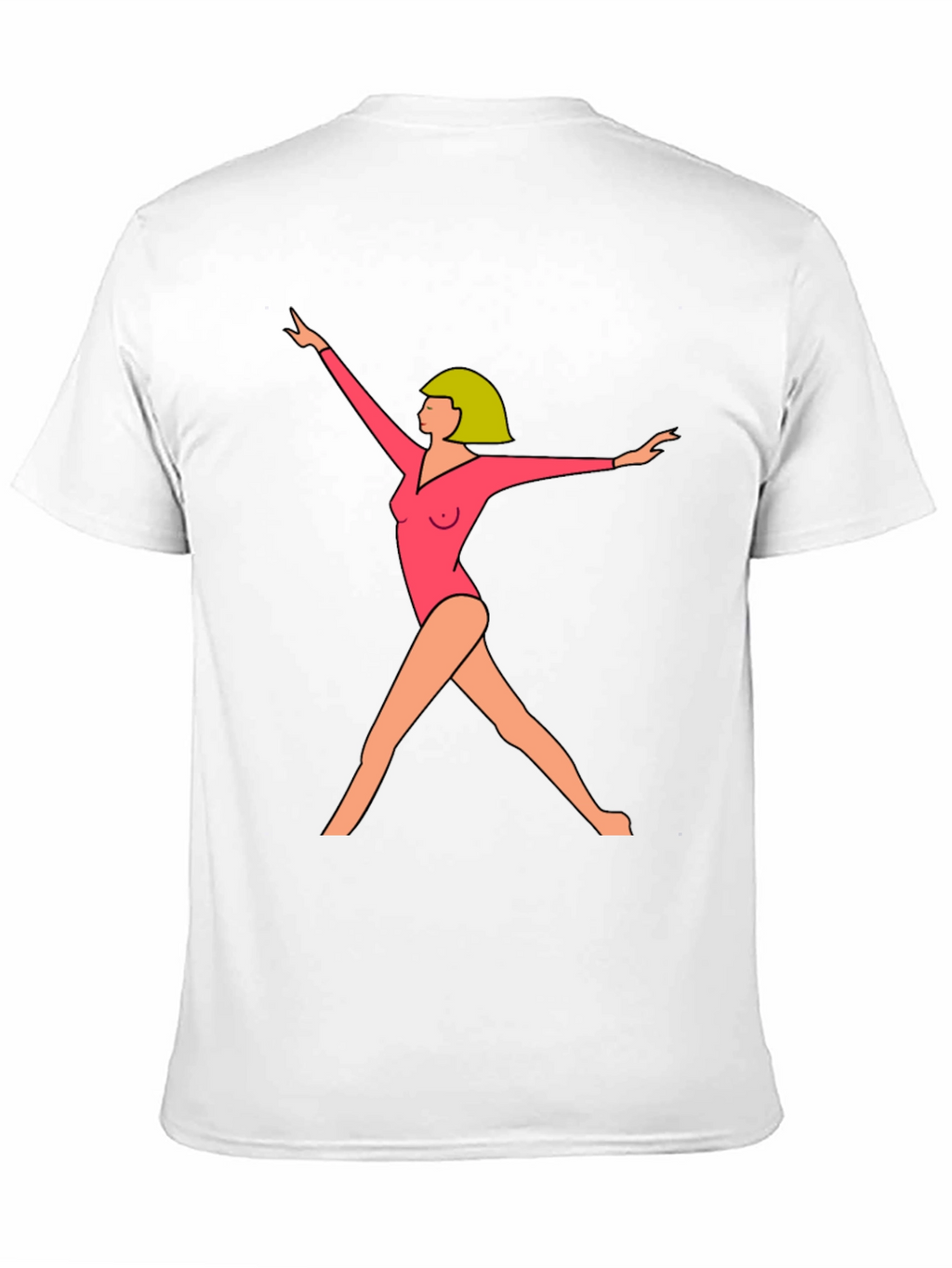 Gymnast Graphic Tee - Modern Artistic Design