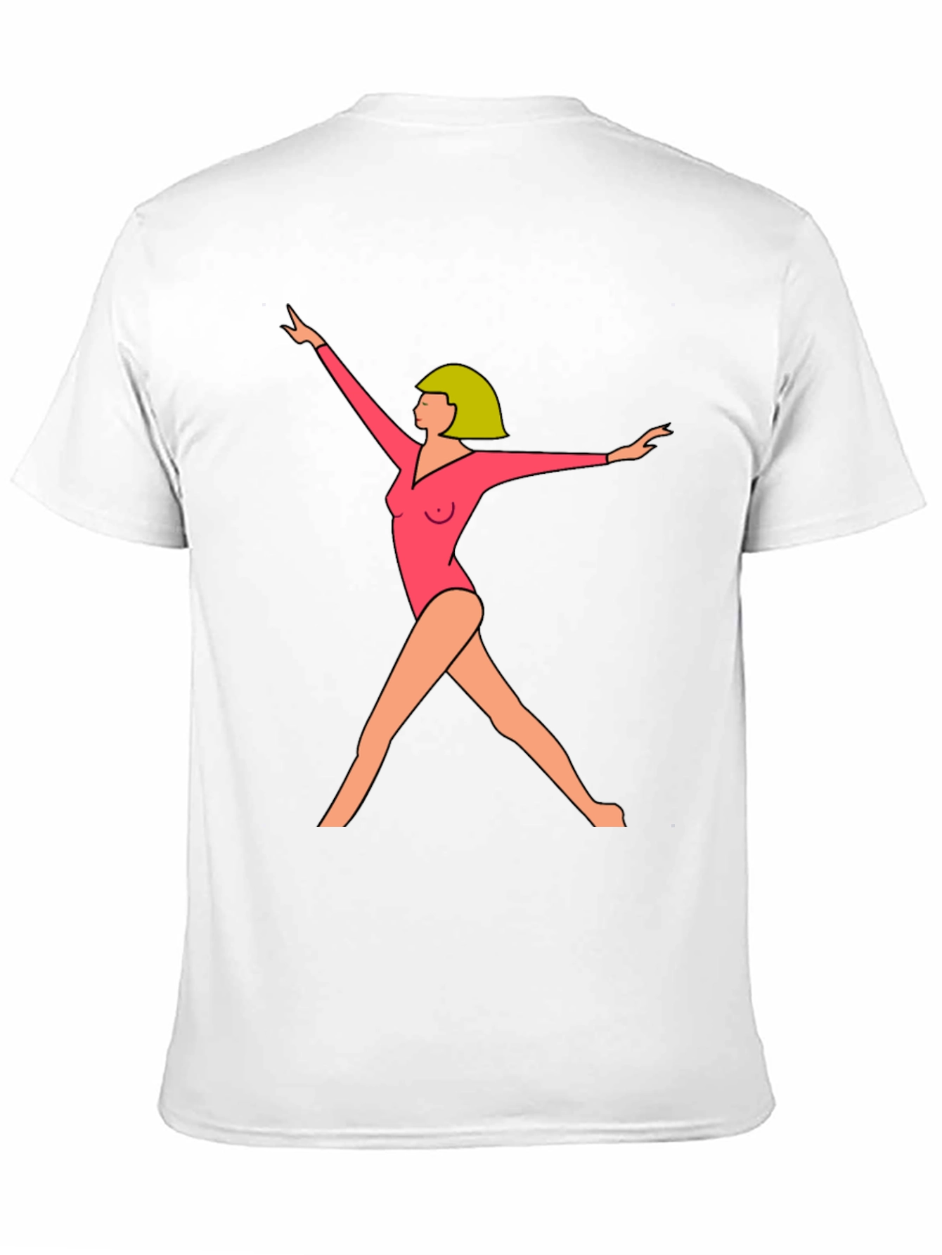 Gymnast Graphic Tee - Modern Artistic Design