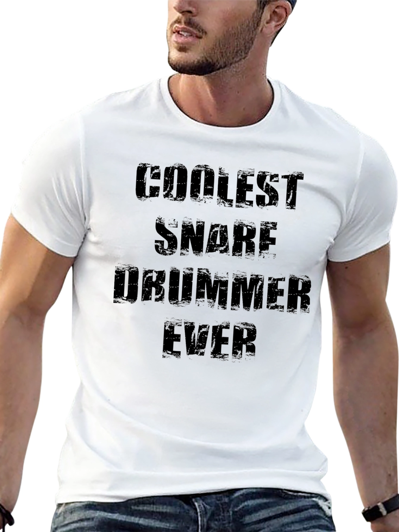 Coolest Snare Drummer Ever Black T-Shirt