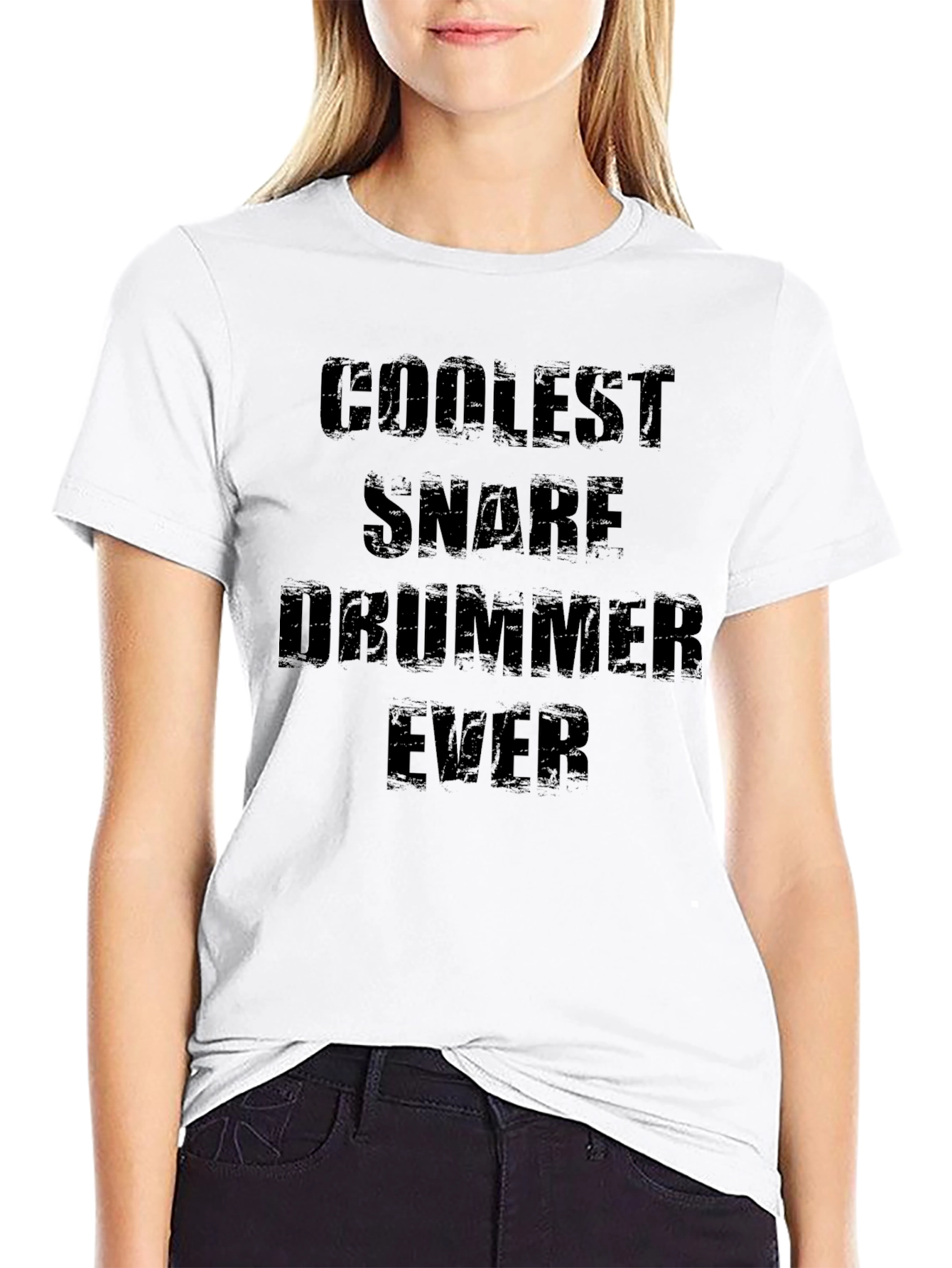 Coolest Snare Drummer Ever Black T-Shirt