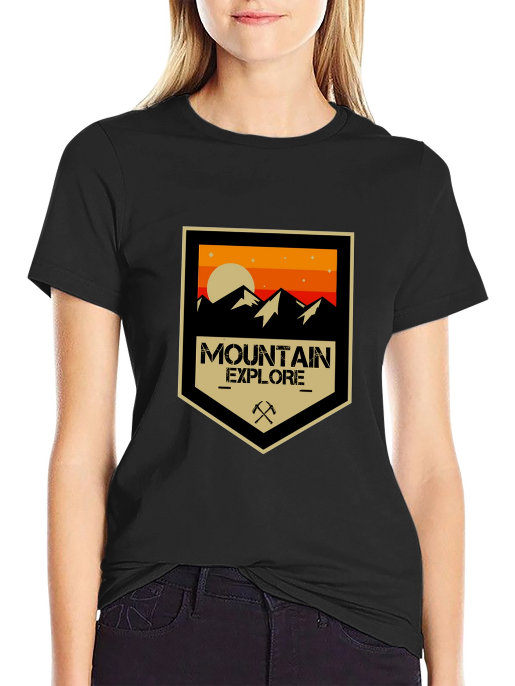 Mountain Explore Black T-Shirt