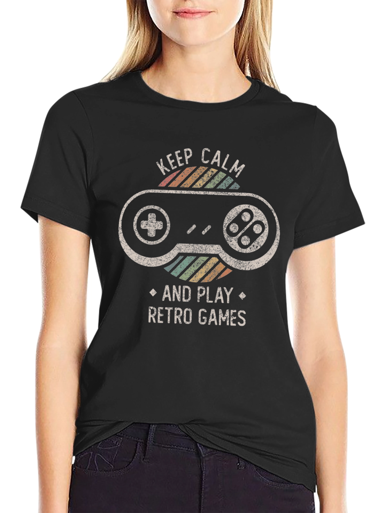 Retro Gamer T-Shirt - Keep Calm and Play Retro Games