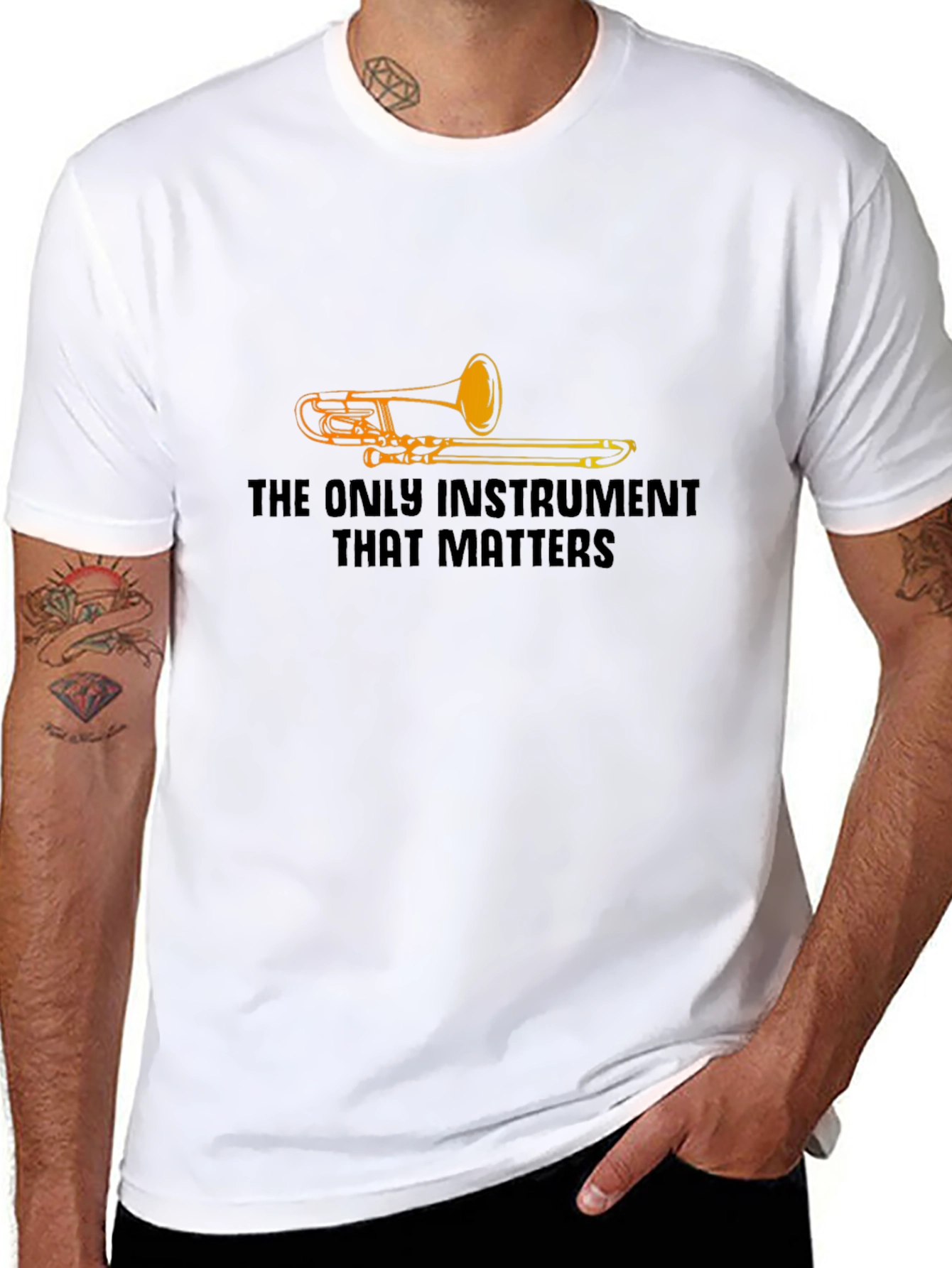 The Only Instrument That Matters Trombone T-Shirt